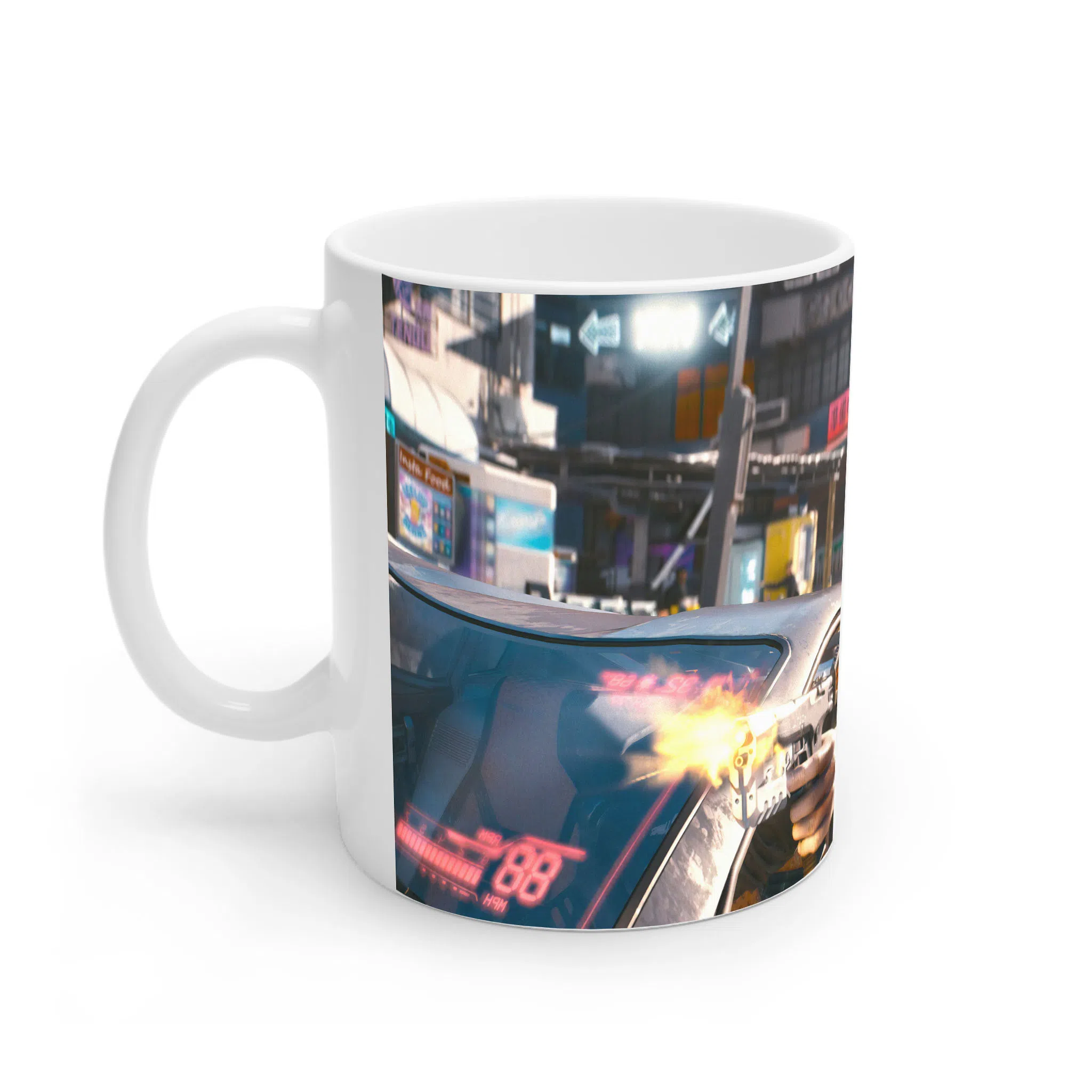 ماگ لیمینات طرح بازی سایبرپانک Cyberpunk 2077 Game کد NM6690
