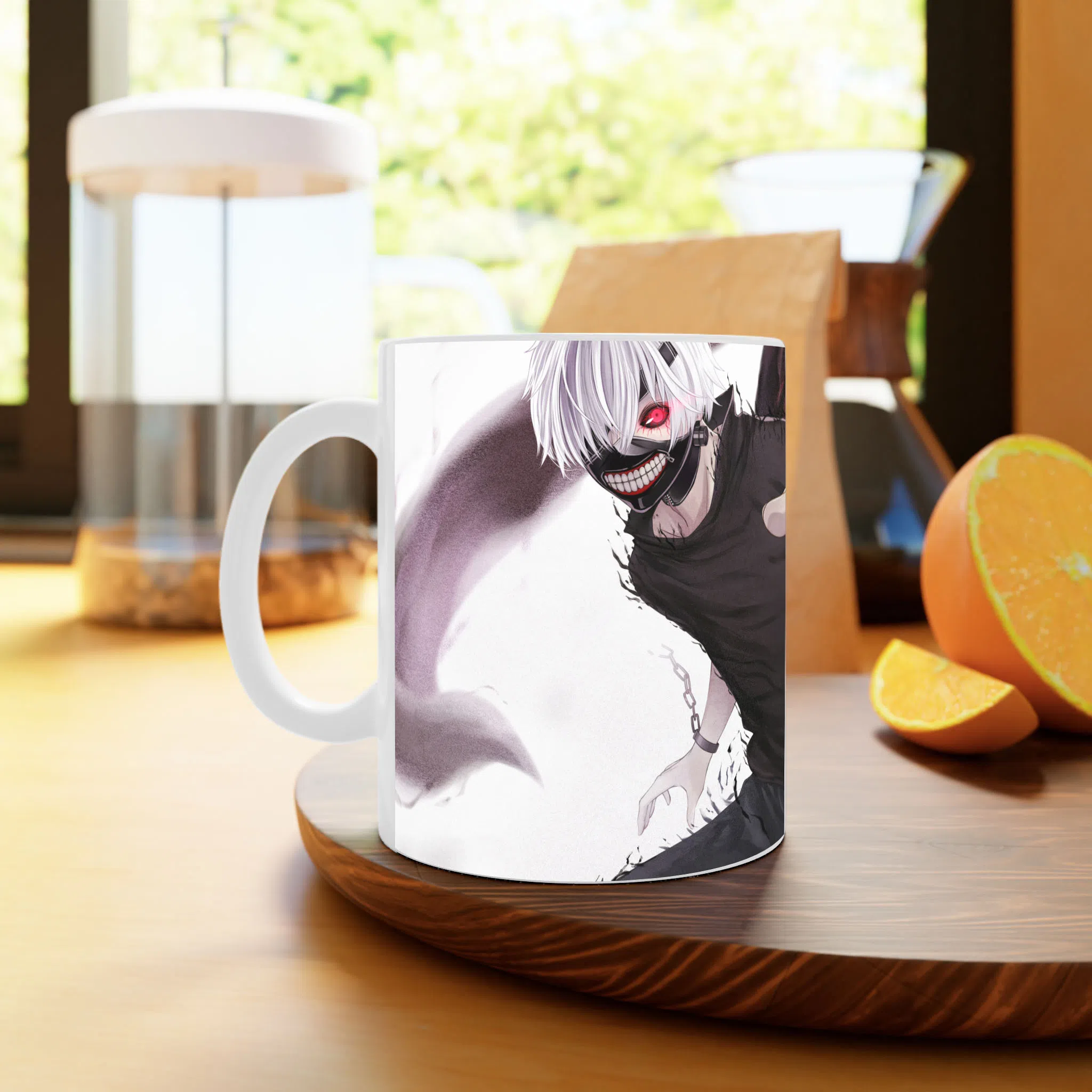 ماگ لیمینات طرح انیمه توکیو غول - Tokyo ghoul کد NM3543 — تصویر 3