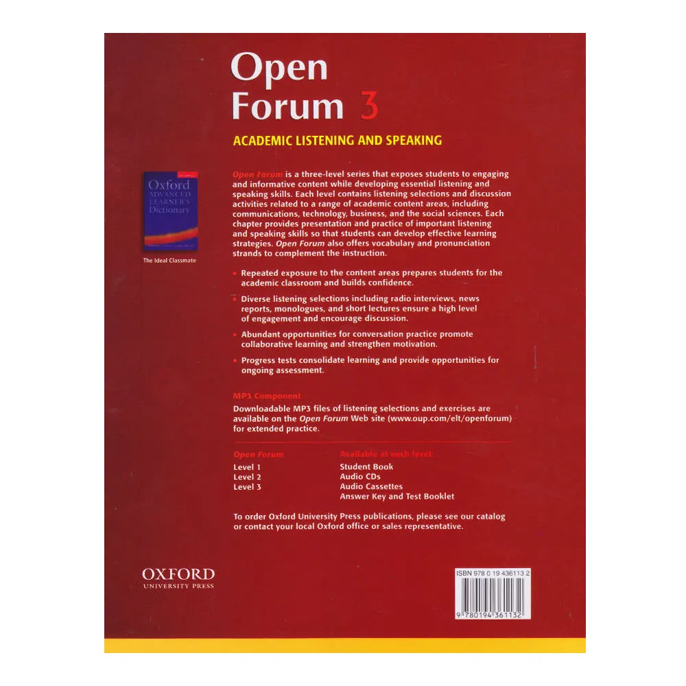 کتاب Open Forum 3 اثر Angela Blackwell and Therese Naber انتشارات سپاهان — تصویر 2