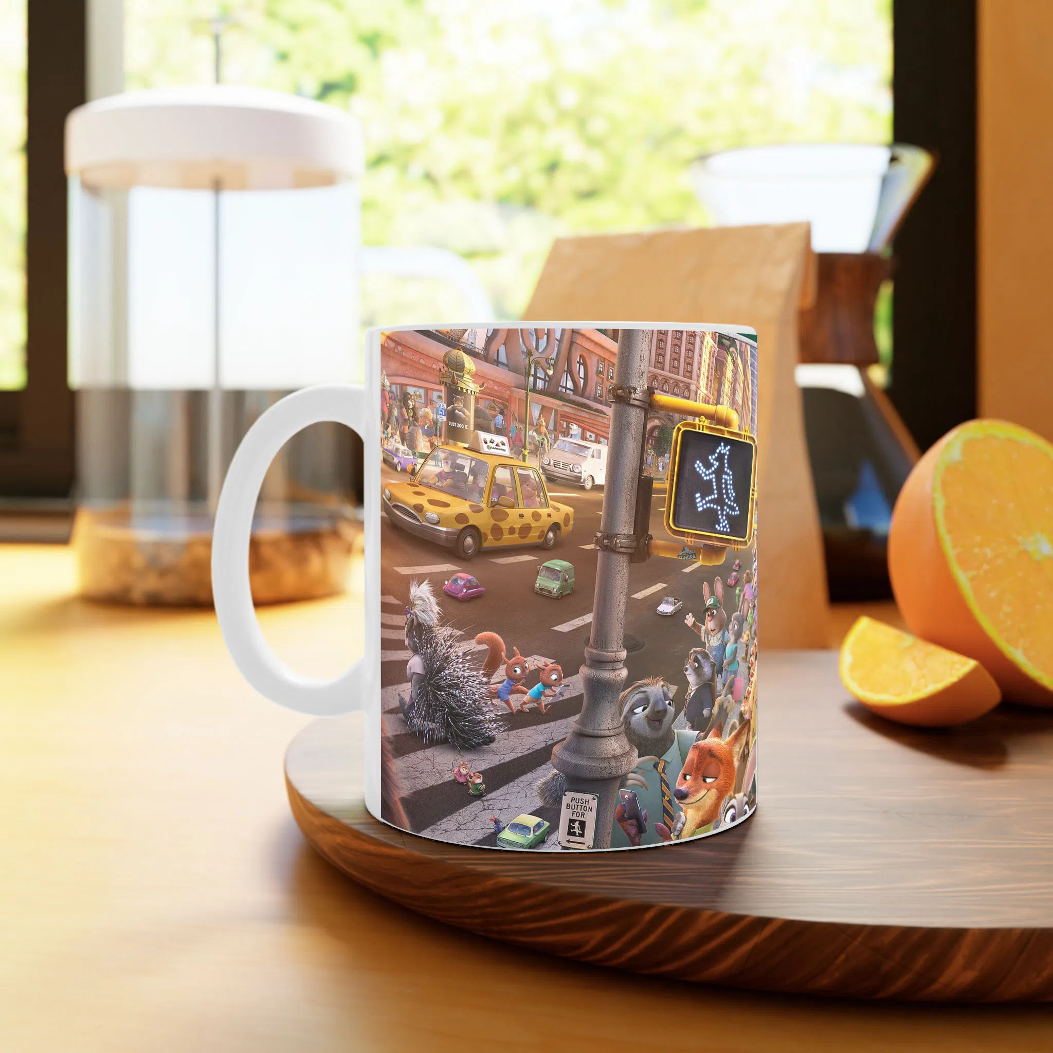 ماگ لیمینات طرح فیلم زوتوپیا Zootopia کد NM13307 — تصویر 3