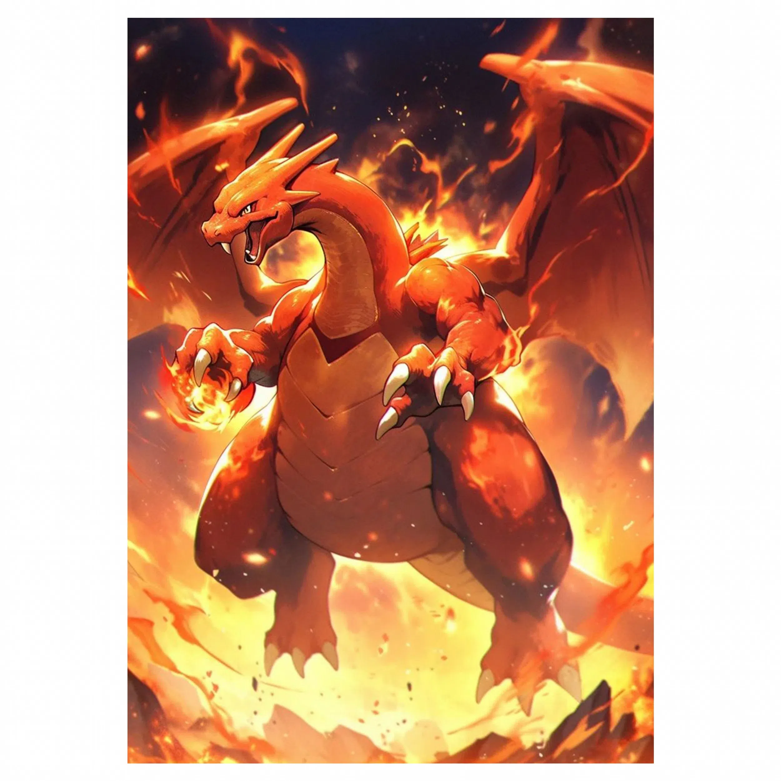 تابلو شاسی لیمینات طرح انیمه پوکمون Pokemon مدل NV1284