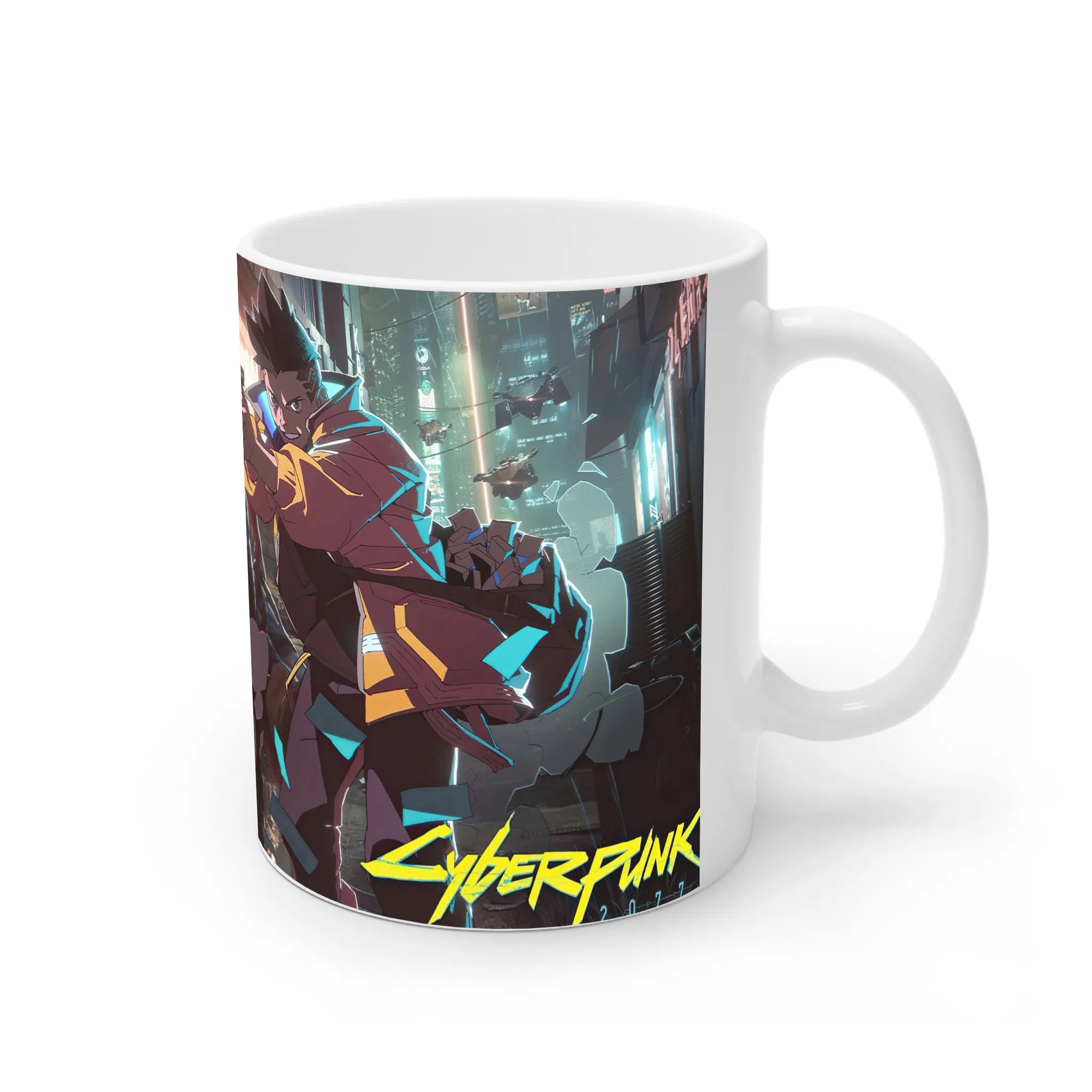 ماگ لیمینات طرح بازی سایبرپانک Cyberpunk 2077 Game کد NM6590 — تصویر 4