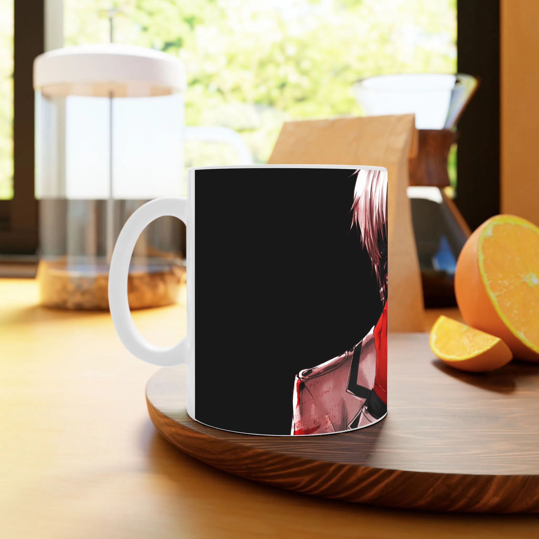 ماگ لیمینات طرح انیمه توکیو غول - Tokyo ghoul کد NM3540 — تصویر 3