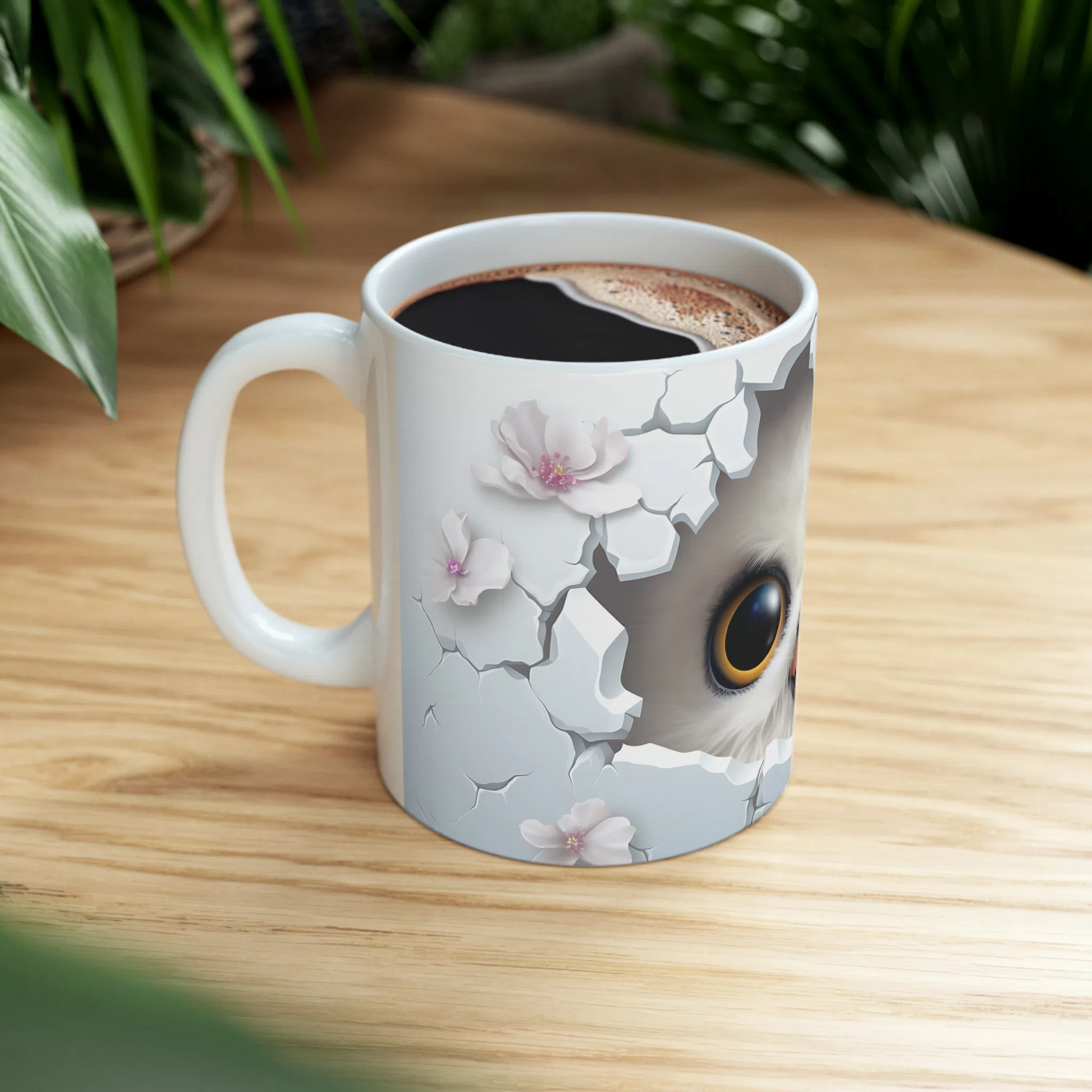 ماگ طرح سه بعدی حیوانات جغد owl مدل NM3179 — تصویر 4