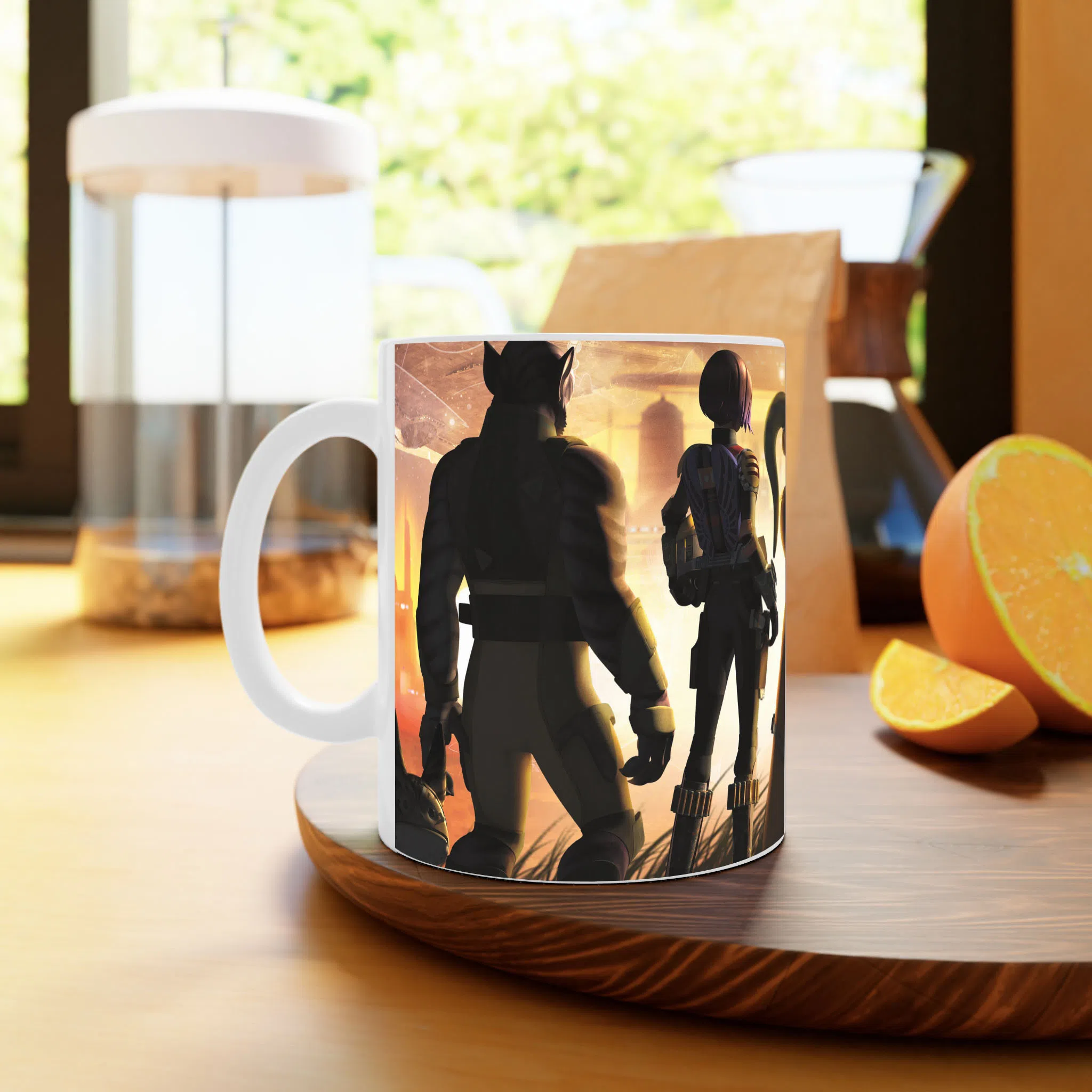 ماگ لیمینات طرح سریال جنگ های ستاره ای Star Wars کد NM5079 — تصویر 3