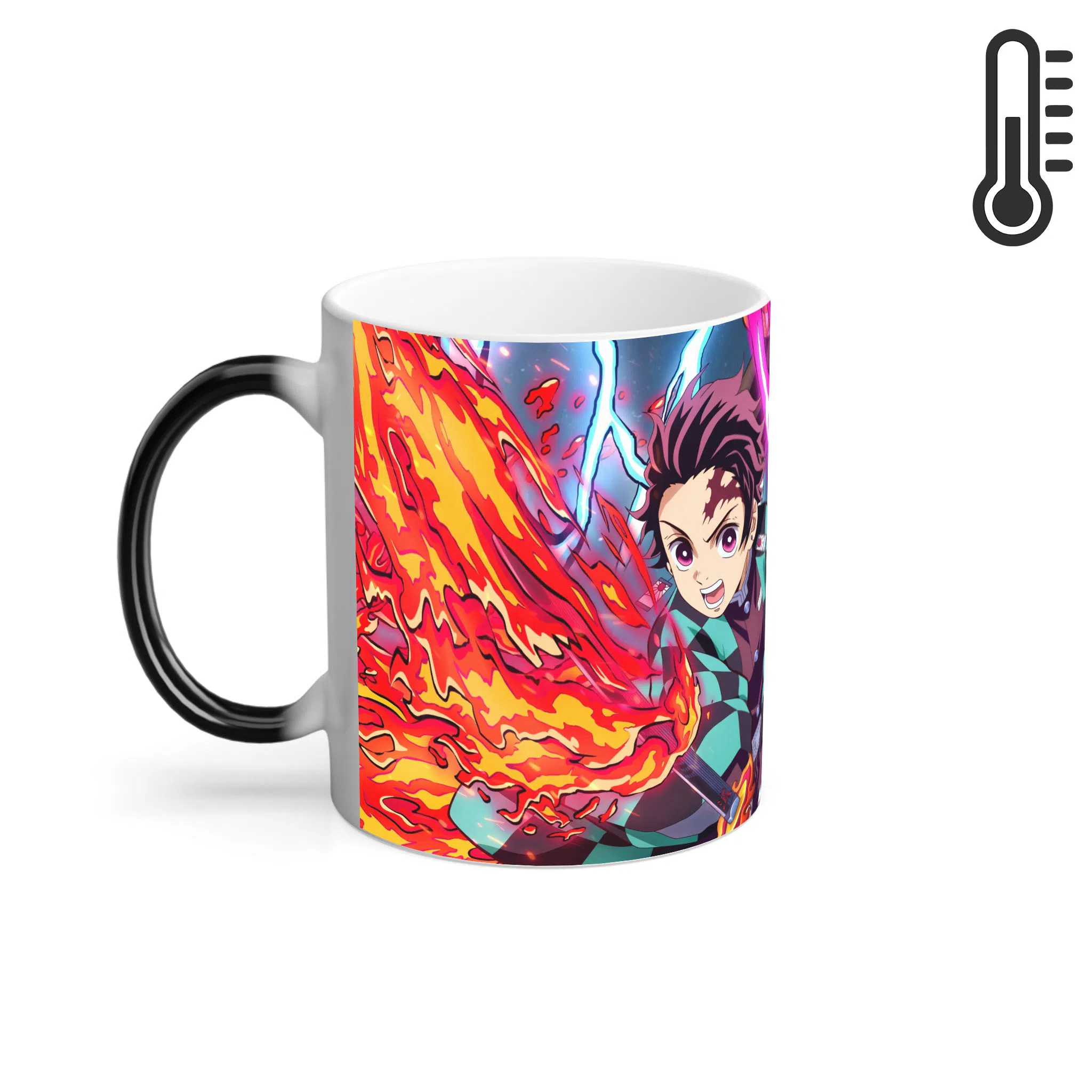 ماگ حرارتی لیمینات طرح انیمه شیطان کش نزوکو Nezuko Kimetsu no Yaiba Demon Slayer کد NM0652 — تصویر 2