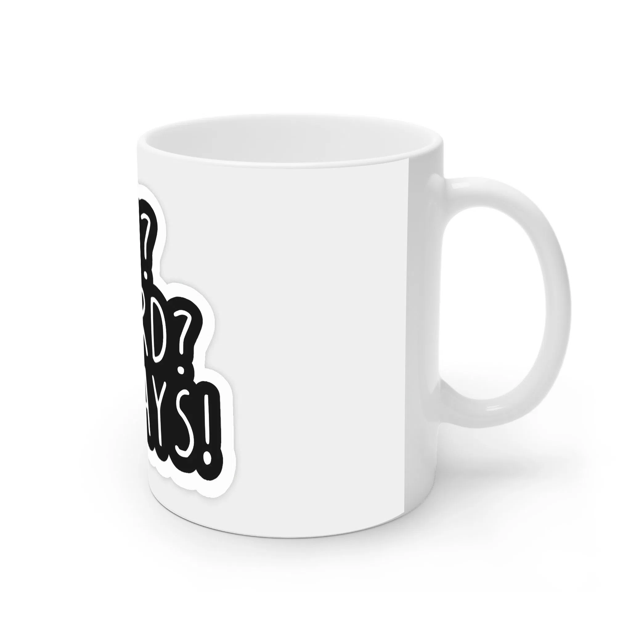 ماگ لیمینات طرح من متعجب کد NM13858 — تصویر 2