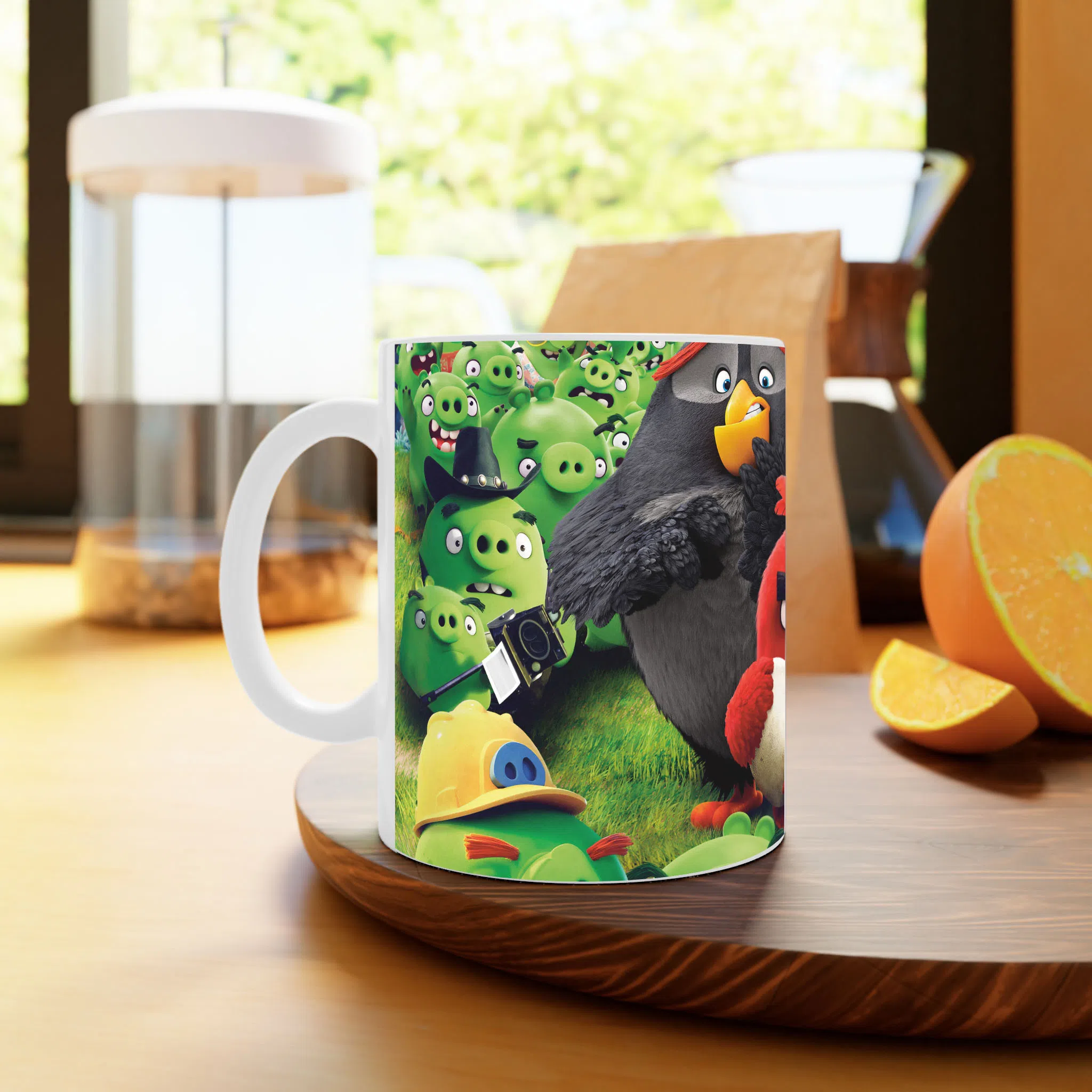 ماگ لیمینات طرح فیلم انگری بردز Angry Birds کد NM10486 — تصویر 3