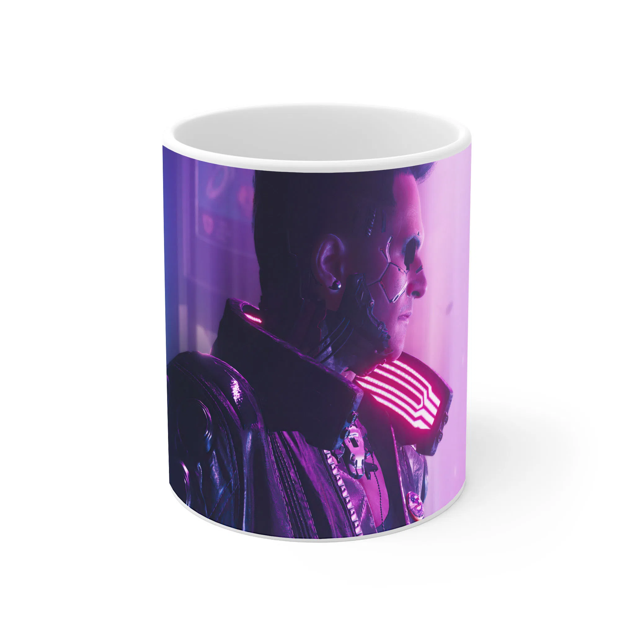 ماگ لیمینات طرح بازی سایبرپانک Cyberpunk 2077 Game کد NM6775 — تصویر 2