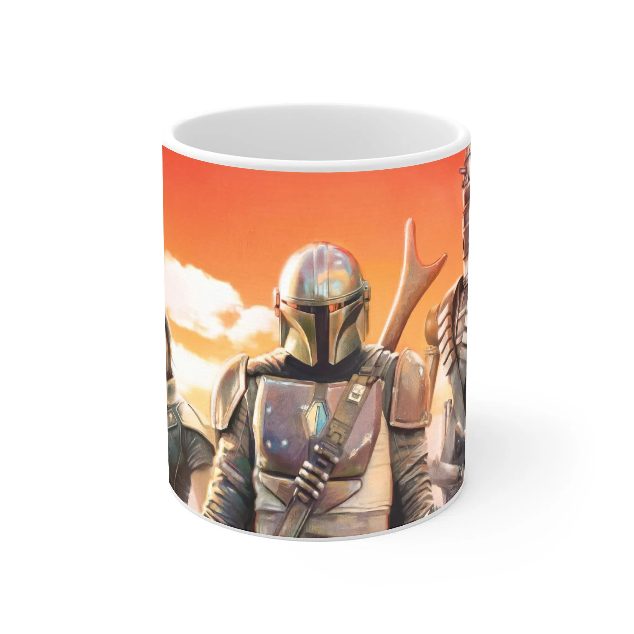 ماگ لیمینات طرح سریال مندلورین The Mandalorian کد NM5459