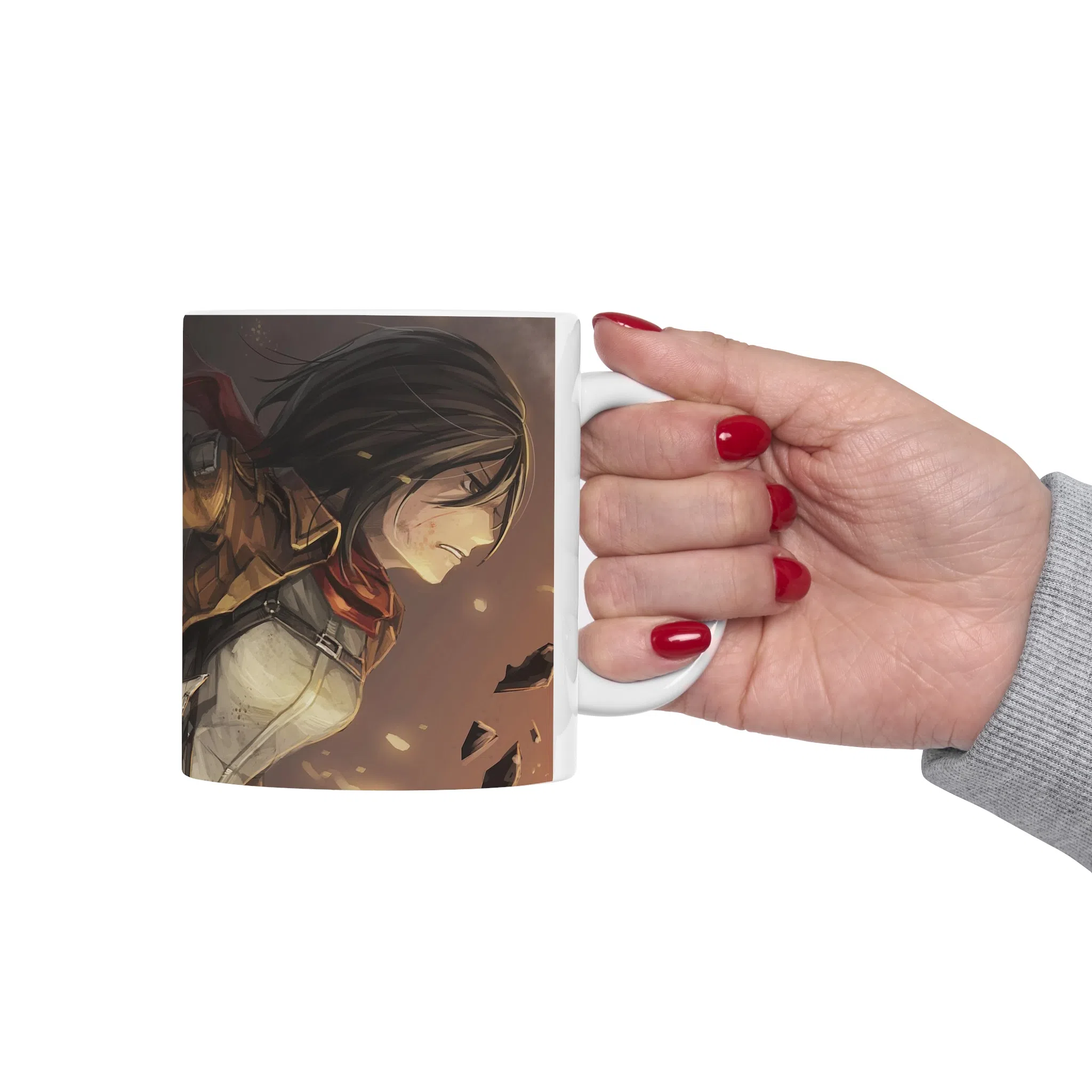 ماگ طرح انیمه اتک ان تایتان Attack on the Titan مدل NM2557 — تصویر 5
