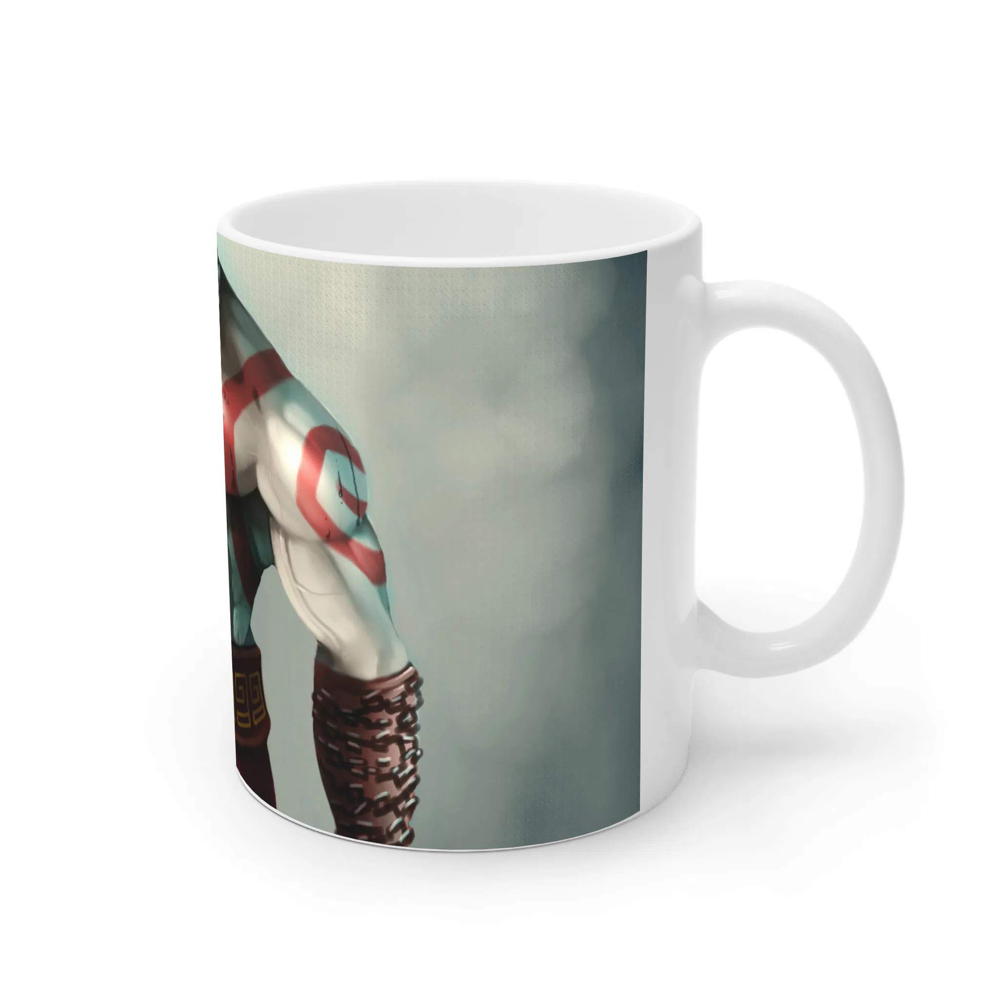 ماگ لیمینات طرح بازی خدای جنگ گاد آف وار God of War Kratos Game کد NM7814 — تصویر 2