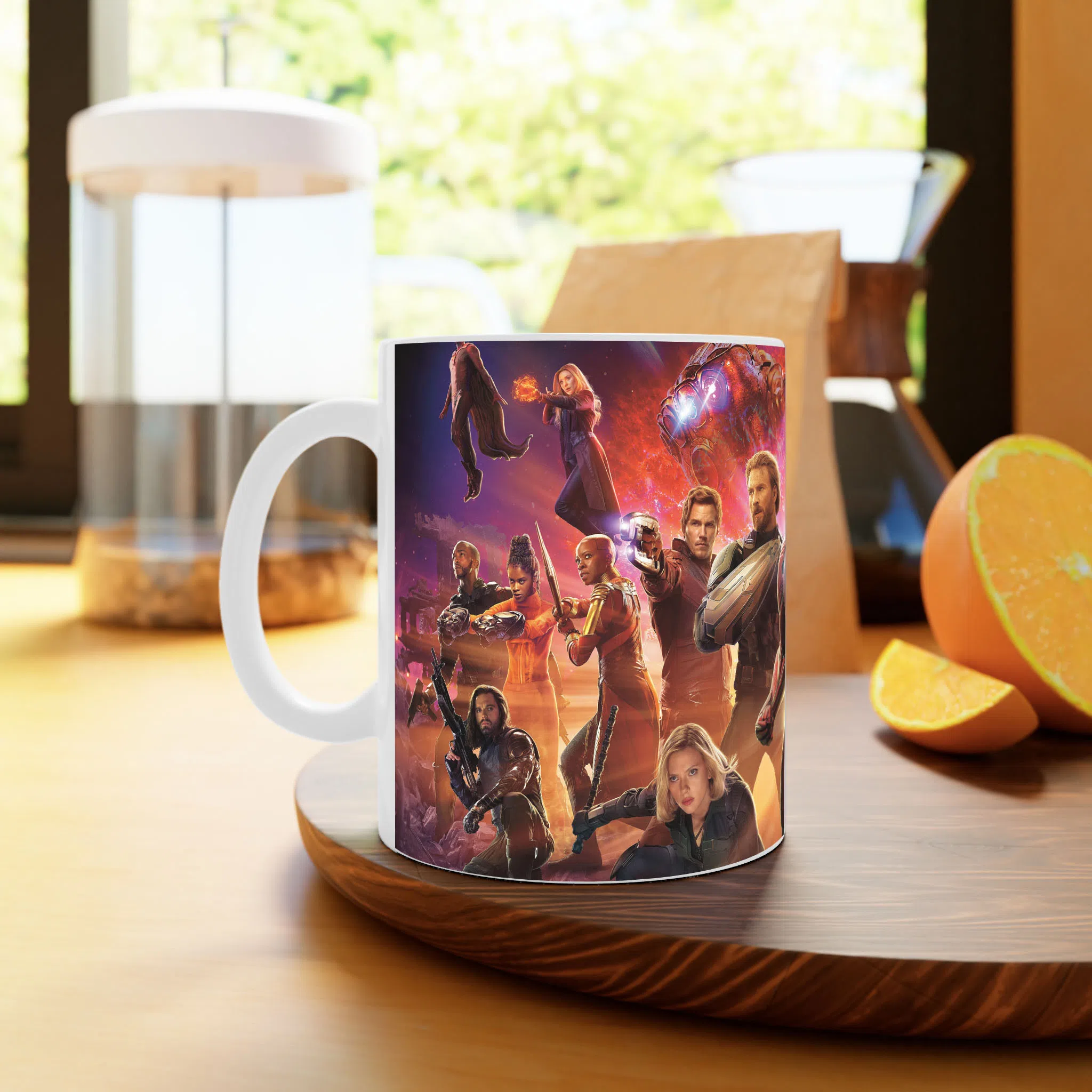 ماگ لیمینات طرح فیلم انتقام جویان Avengers کد NM10643 — تصویر 2