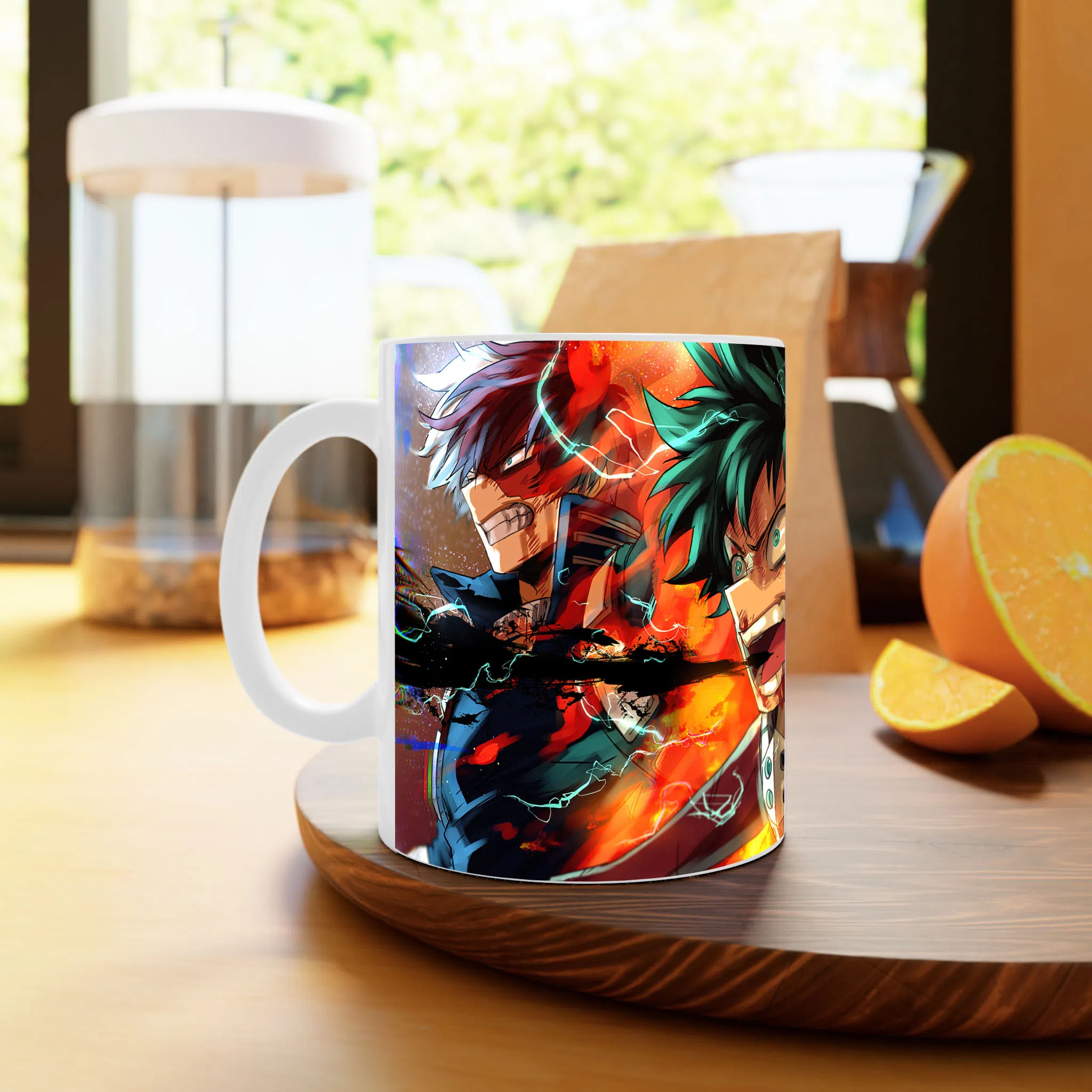 ماگ لیمینات طرح انیمه My Hero Academia کد NM0980 — تصویر 3