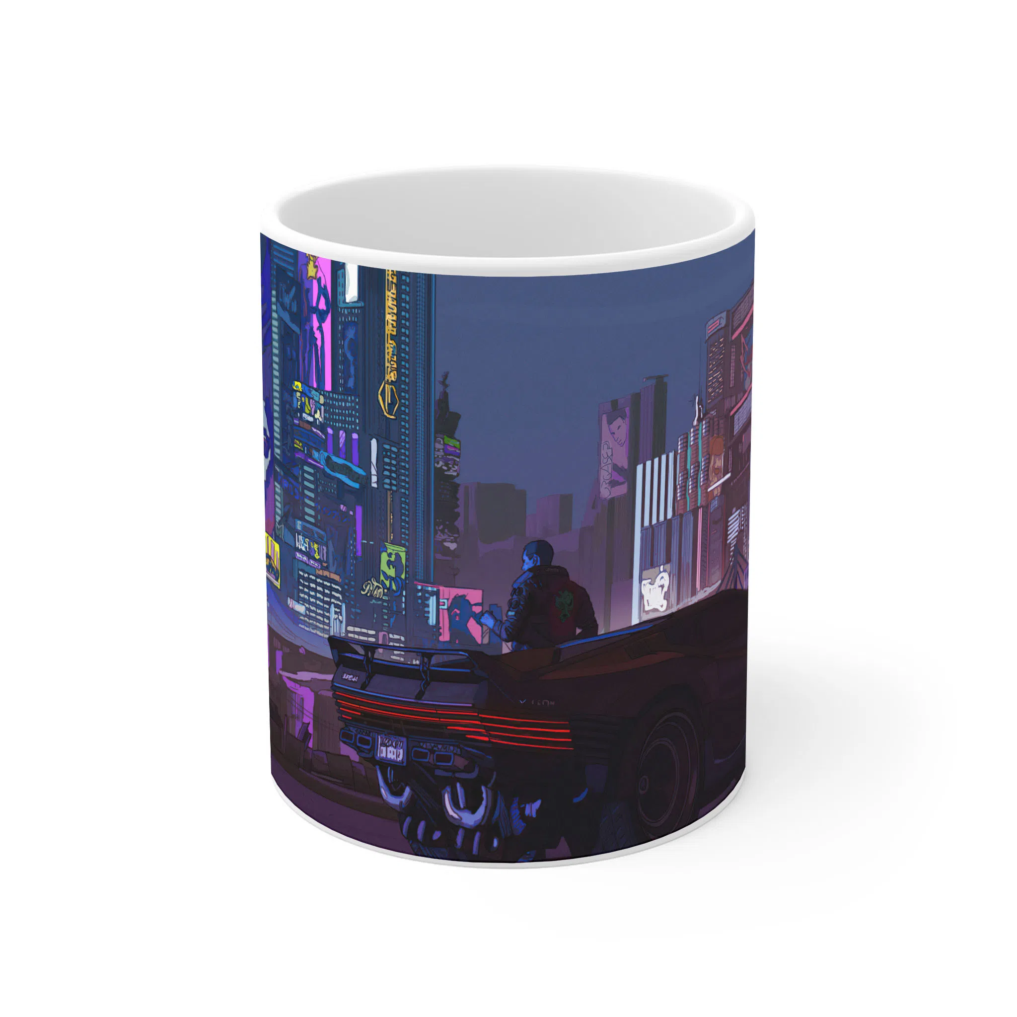 ماگ لیمینات طرح بازی سایبرپانک Cyberpunk 2077 Game کد NM6743 — تصویر 2