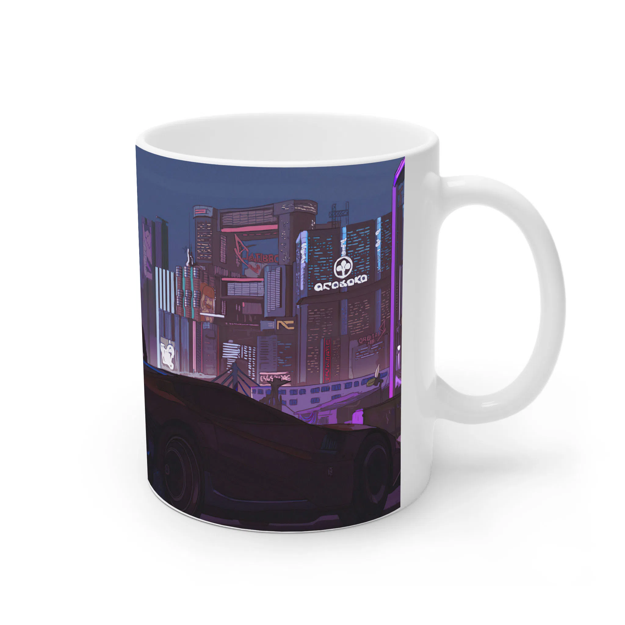 ماگ لیمینات طرح بازی سایبرپانک Cyberpunk 2077 Game کد NM6743 — تصویر 4