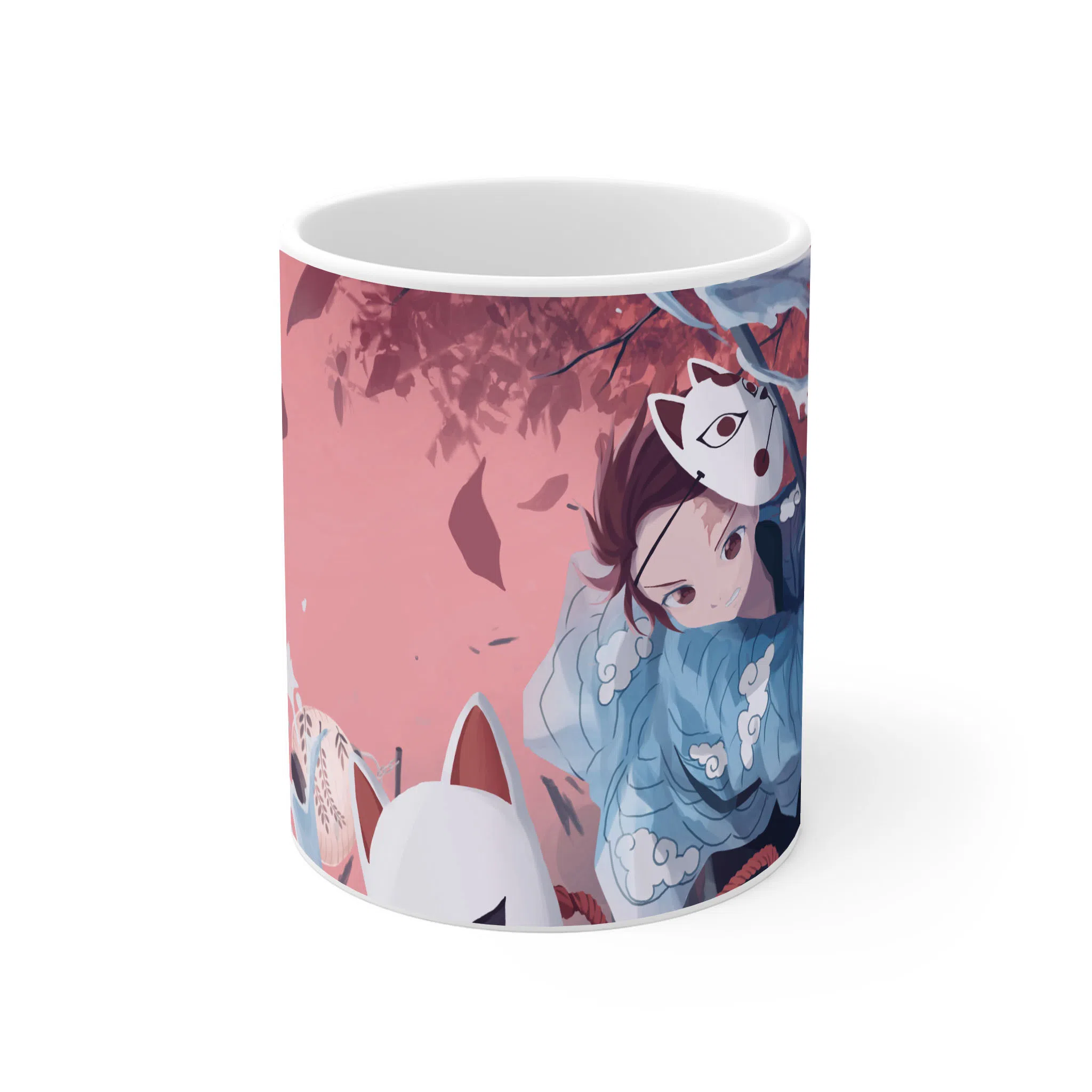 ماگ لیمینات طرح انیمه شیطان کش تانجیرو Tanjiro Kimetsu no Yaiba Demon Slayer کد NM0673