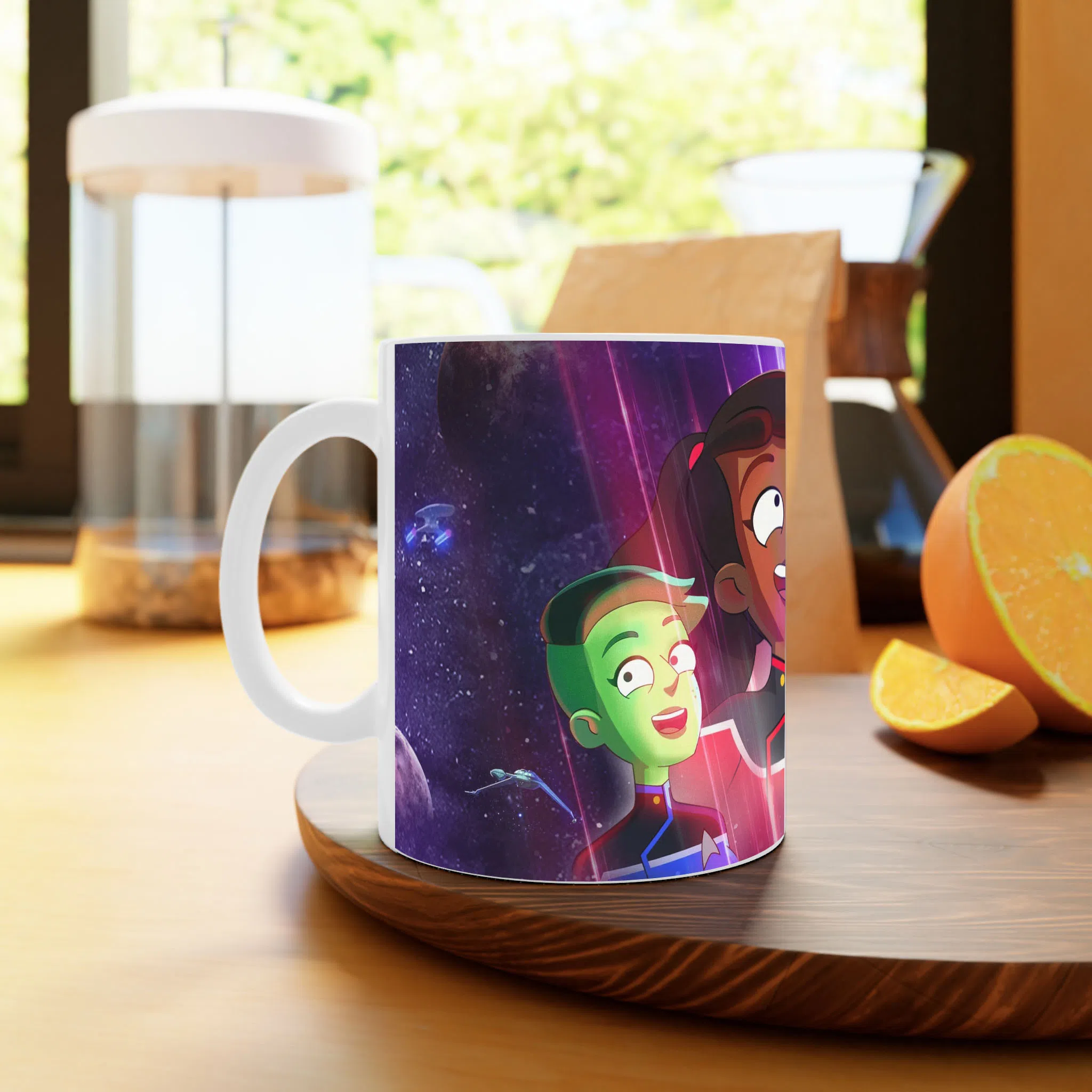ماگ لیمینات طرح سریال پیشتازان فضا Star Trek کد NM5049 — تصویر 3