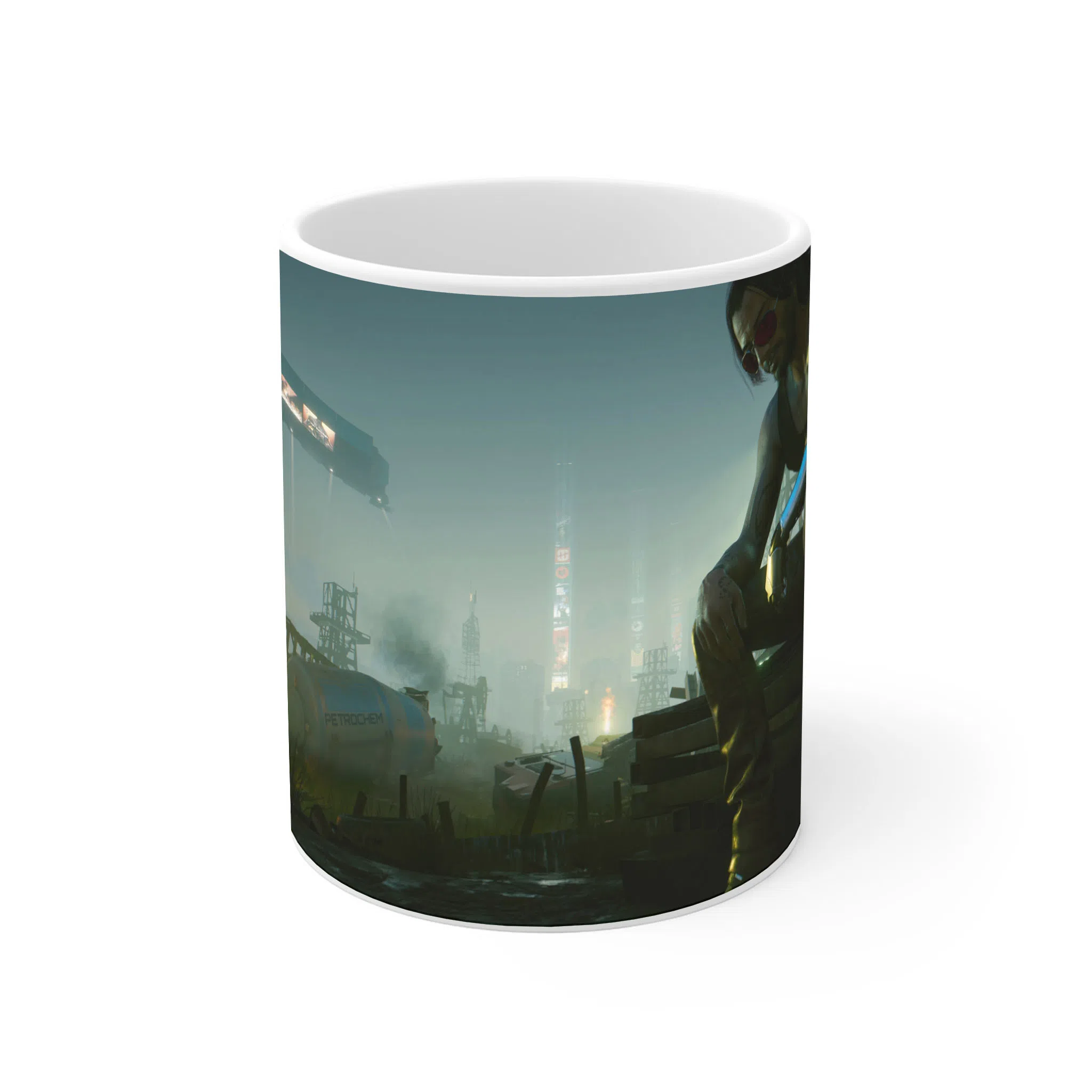 ماگ لیمینات طرح بازی سایبرپانک Cyberpunk 2077 Game کد NM6625 — تصویر 3
