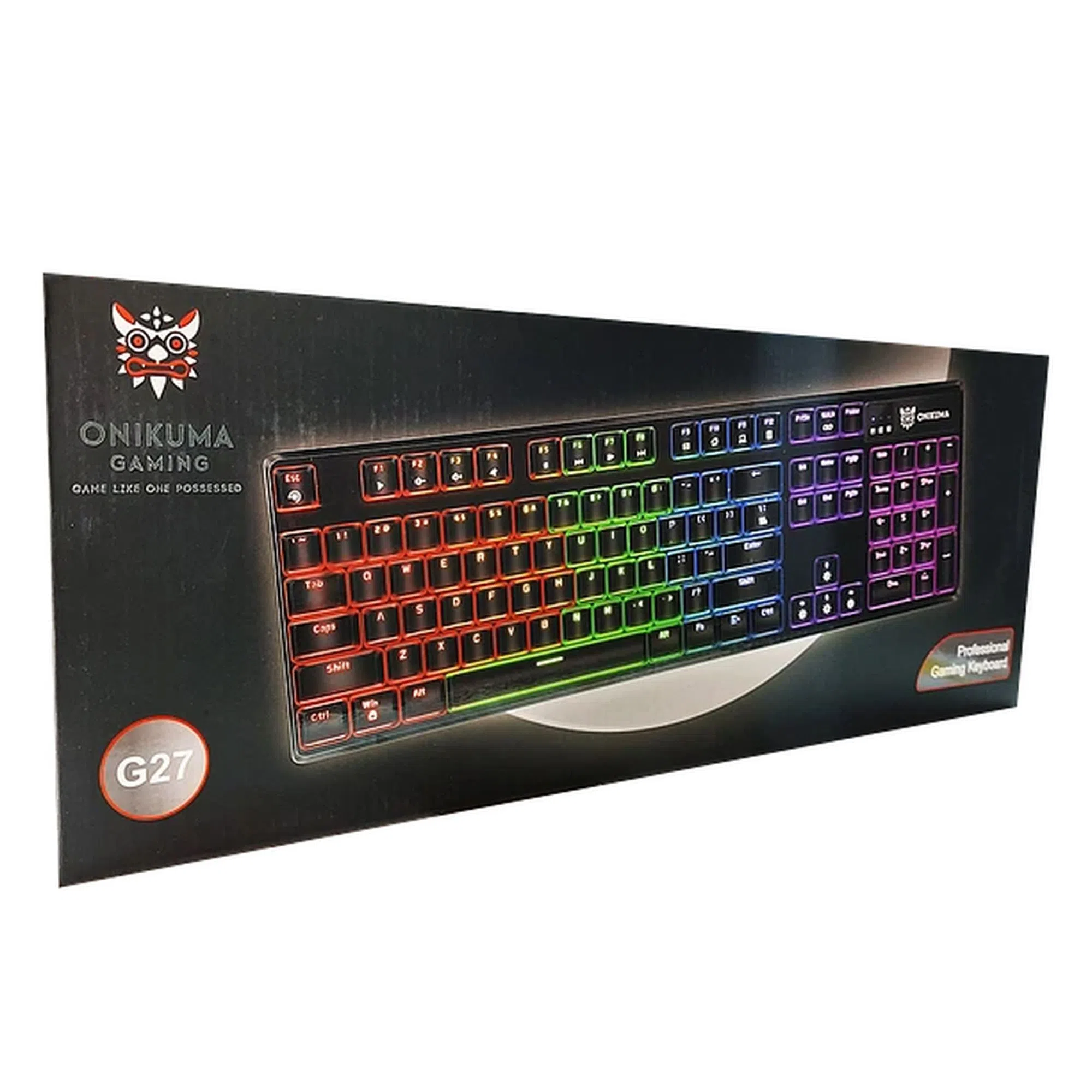 کیبورد مخصوص بازی اونیکوما مدل G27 RGB، مکانیکال سوییچ آبی، Full size، نورپردازی RGB — تصویر 9