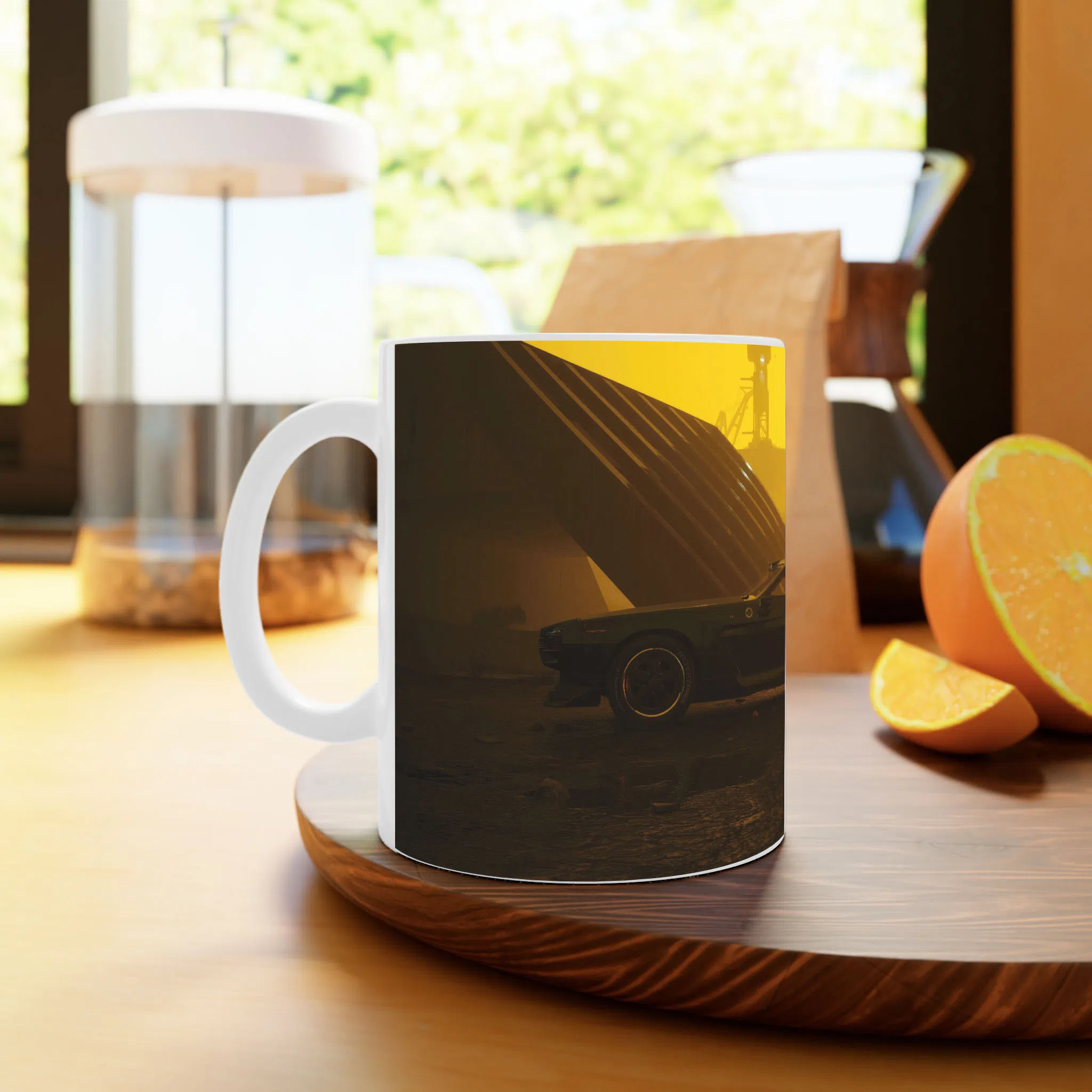 ماگ لیمینات طرح بازی سایبرپانک Cyberpunk 2077 Game کد NM6653 — تصویر 2