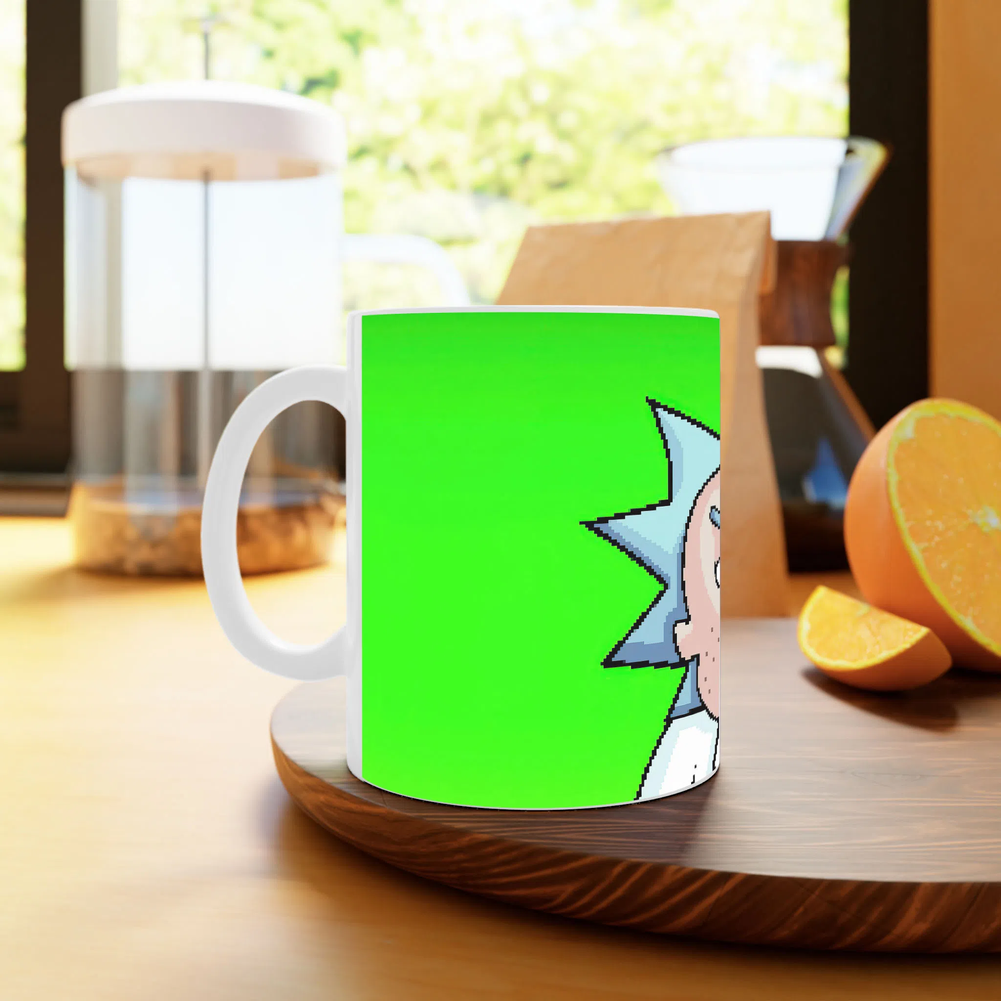 ماگ لیمینات طرح سریال ریک و مورتی Rick and Morty کد NM4886 — تصویر 2