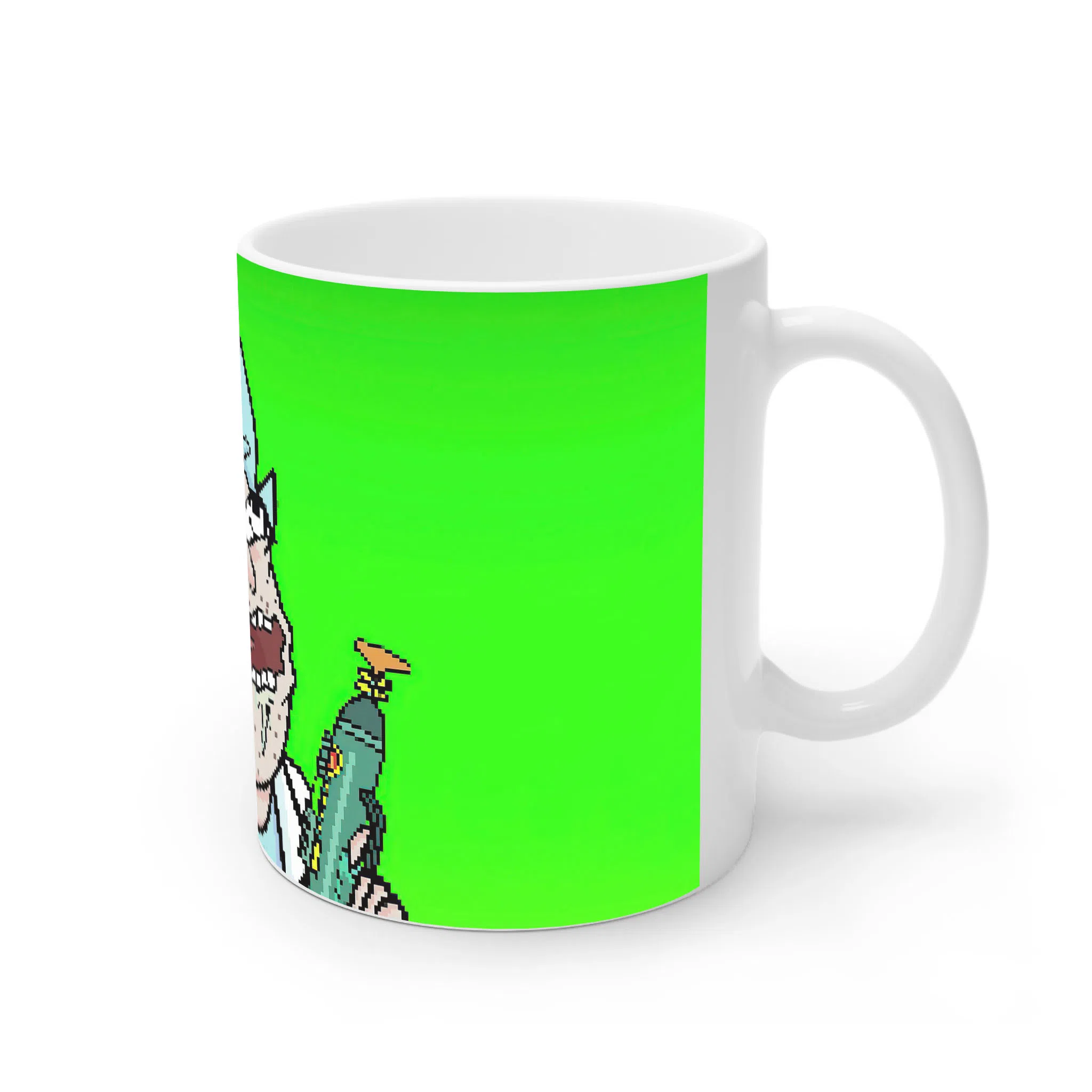 ماگ لیمینات طرح سریال ریک و مورتی Rick and Morty کد NM4886 — تصویر 3