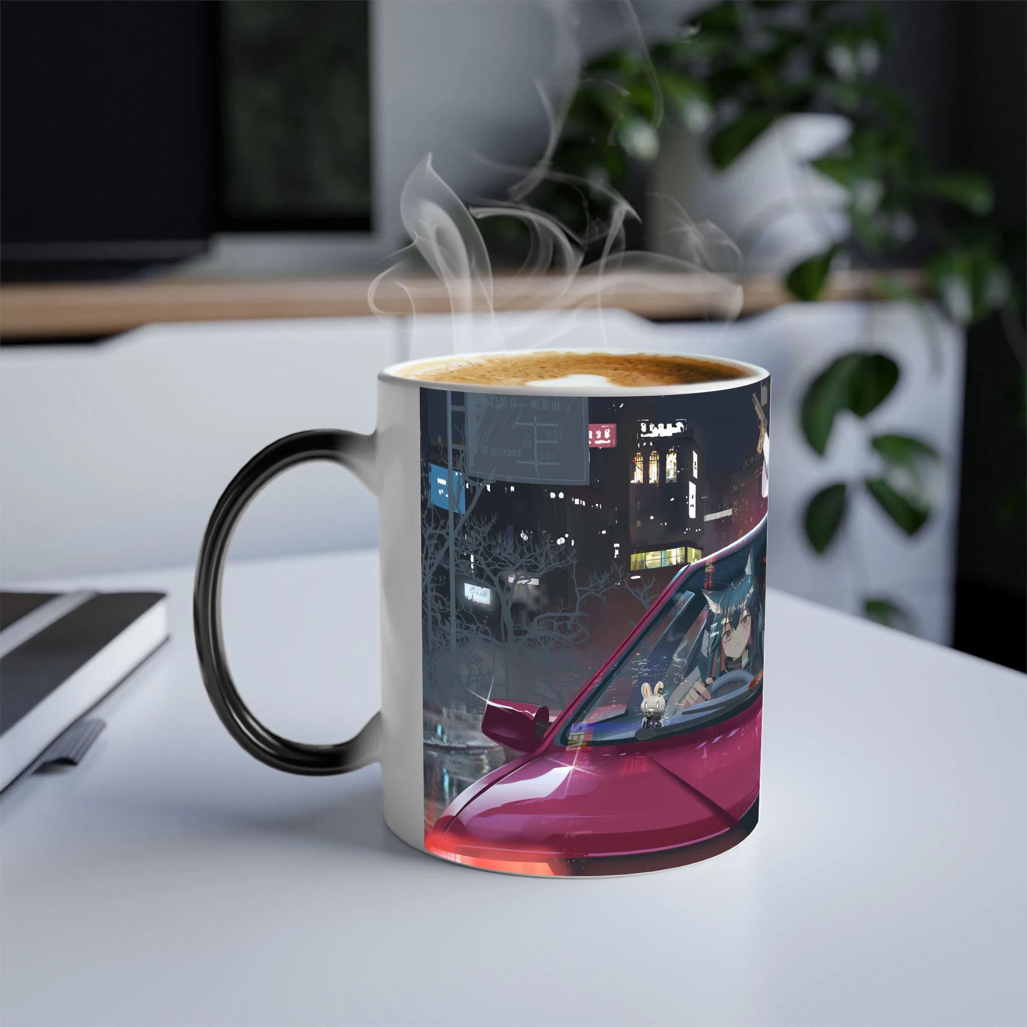 ماگ حرارتی لیمینات طرح انیمه Arknights پنگوئن گنگستر کد NM0464 — تصویر 4