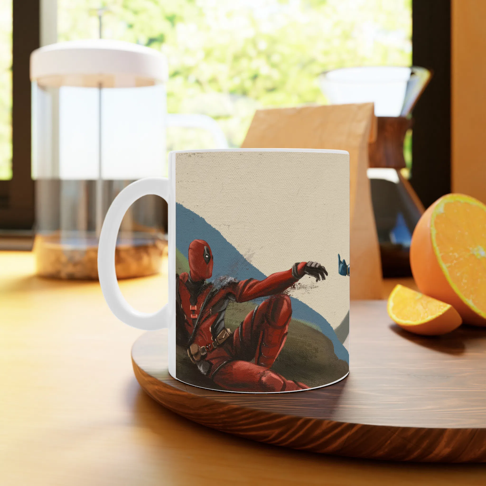 ماگ لیمینات طرح ددپول و ولورین بهترین دوست Deadpool And Wolverine Best Buddy کد NM13315 — تصویر 4