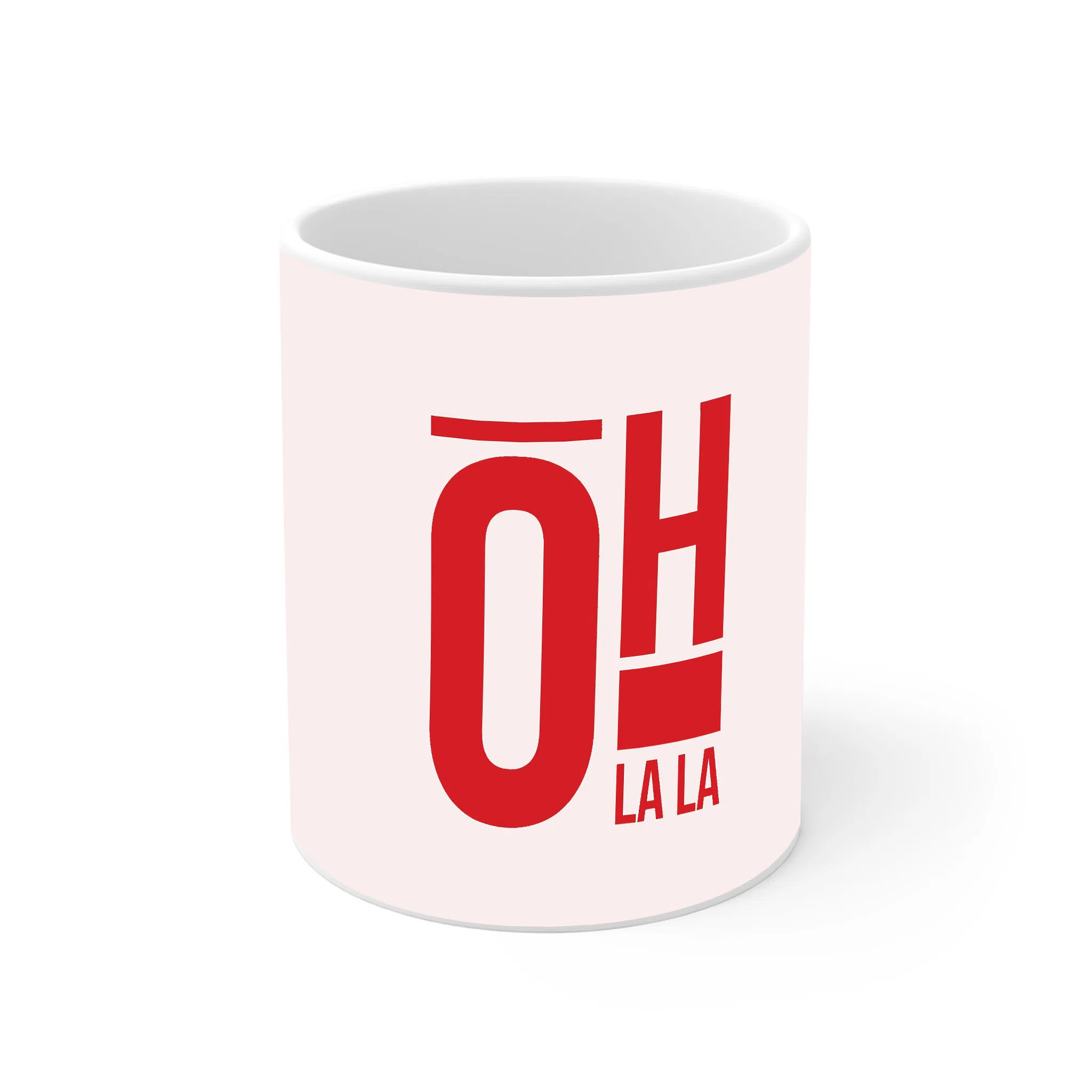 ماگ لیمینات طرح Oh lala کد NM14663