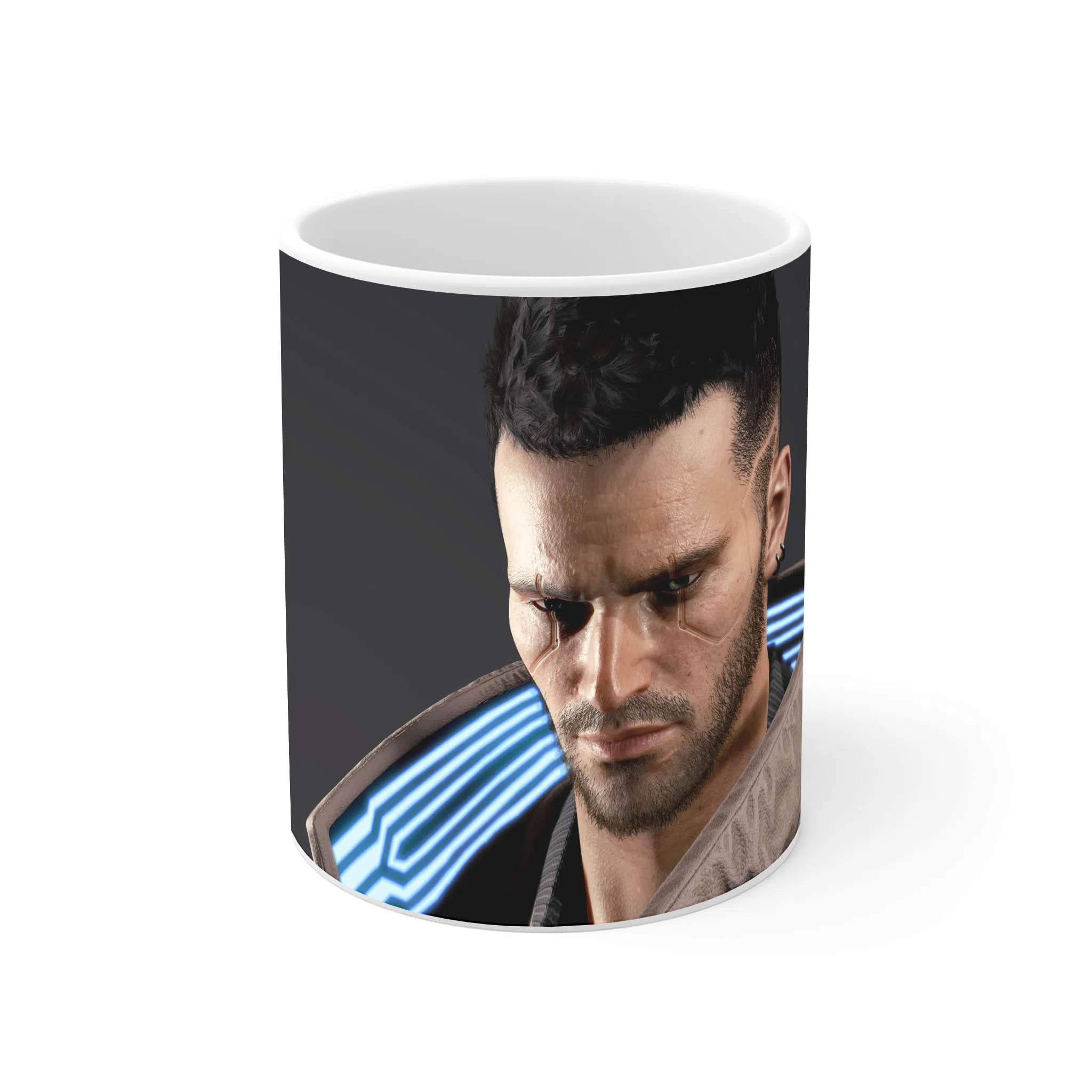 ماگ لیمینات طرح بازی سایبرپانک Cyberpunk 2077 Game کد NM6567 — تصویر 4