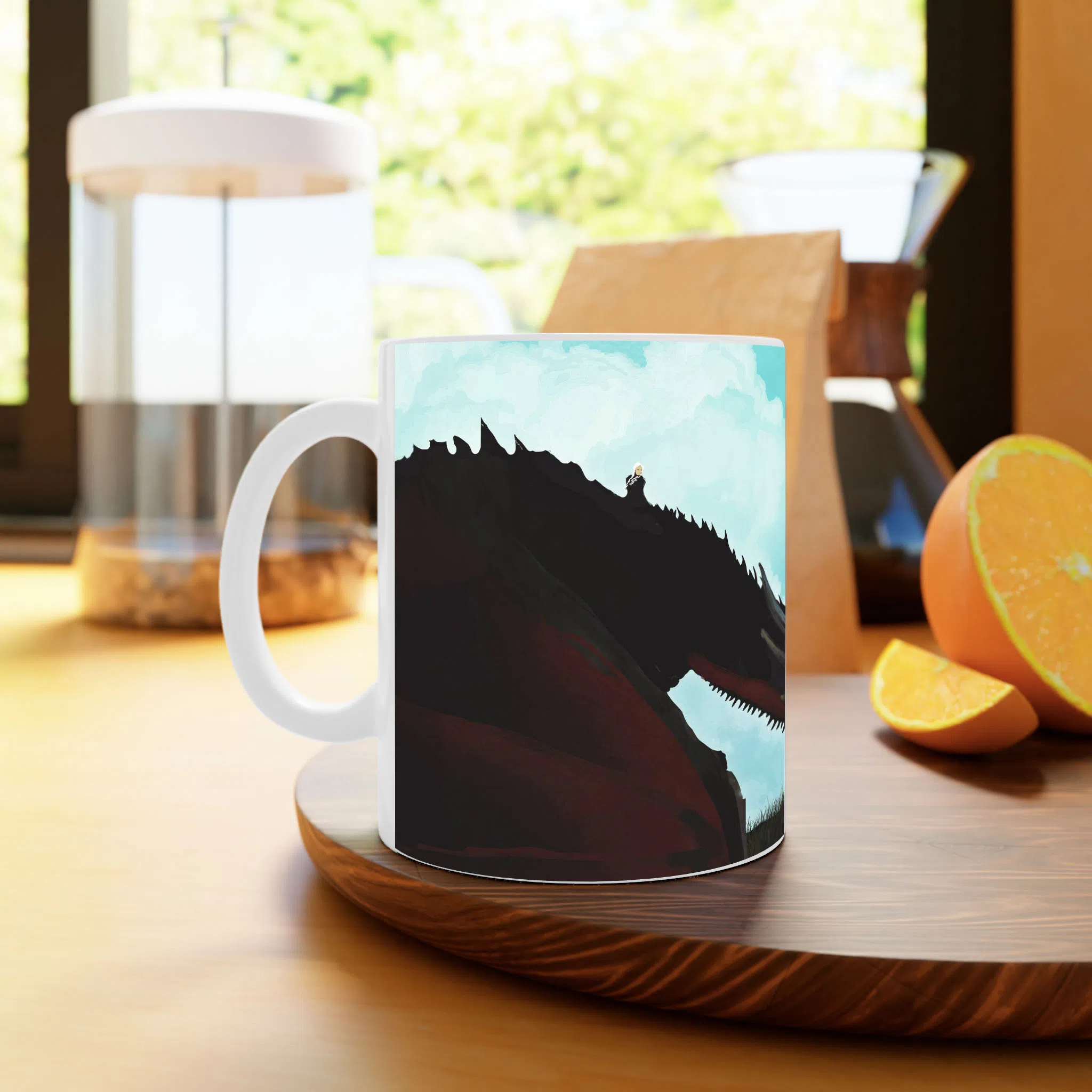 ماگ لیمینات طرح سریال بازی تاج و تخت Game of Thrones کد NM4202 — تصویر 3