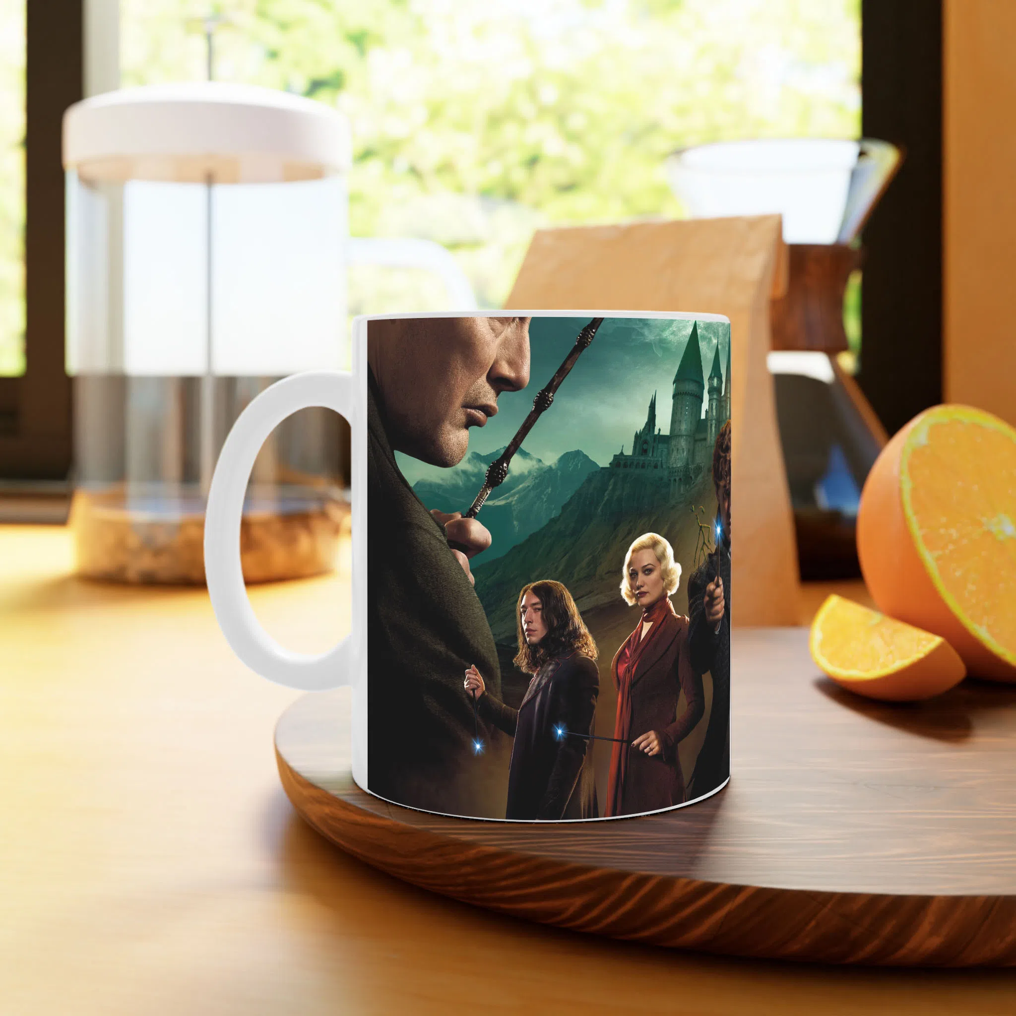 ماگ لیمینات طرح فیلم جانوران شگفت انگیز Fantastic Beasts کد NM11329 — تصویر 2