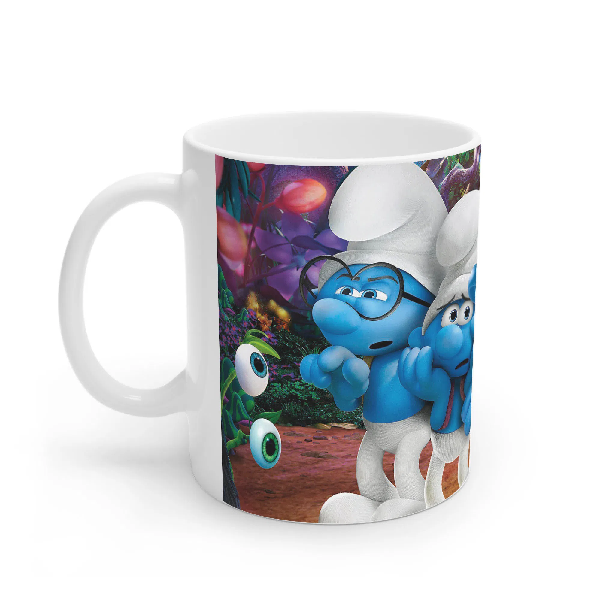 ماگ لیمینات طرح فیلم اسمورف ها دهکده گمشده Smurfs The Lost Village کد NM12286 — تصویر 2