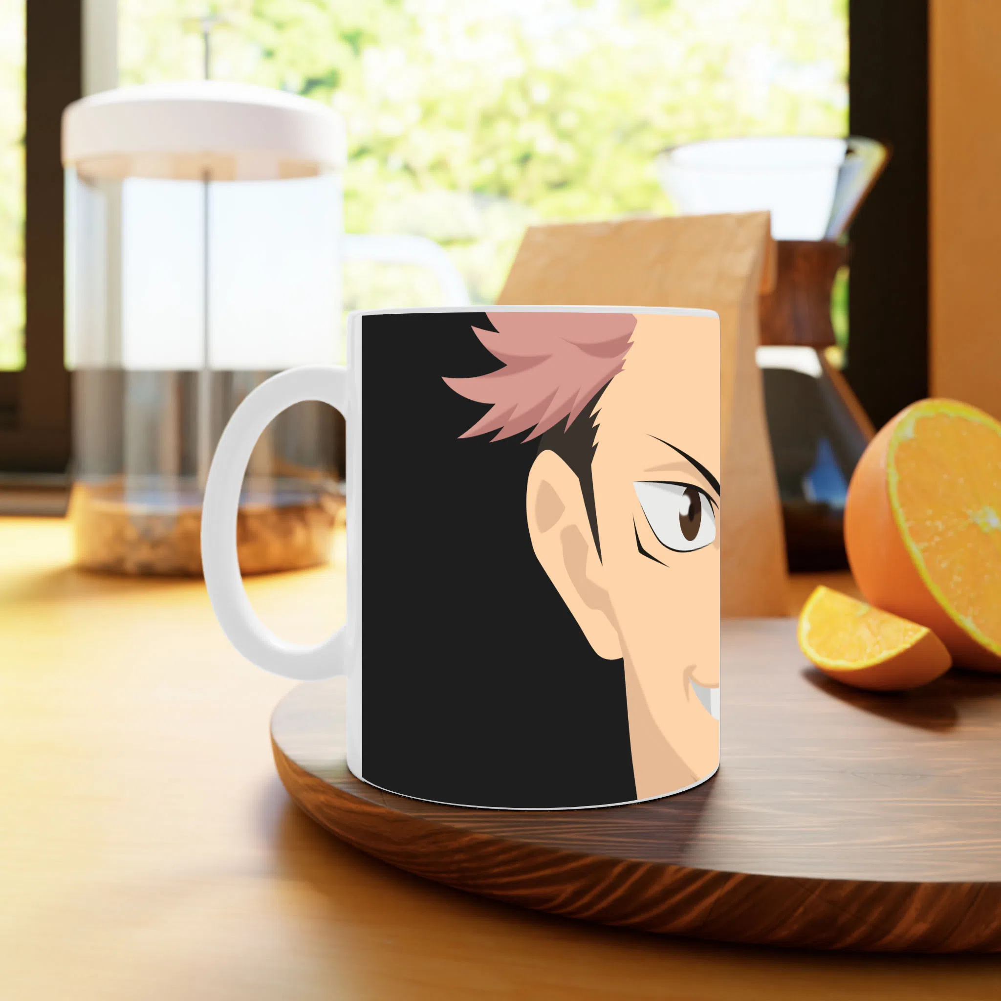 ماگ لیمینات طرح انیمه جوجوتسو کایسن -  Jujutsu Kaisen - Sukuna کد NM0939 — تصویر 3