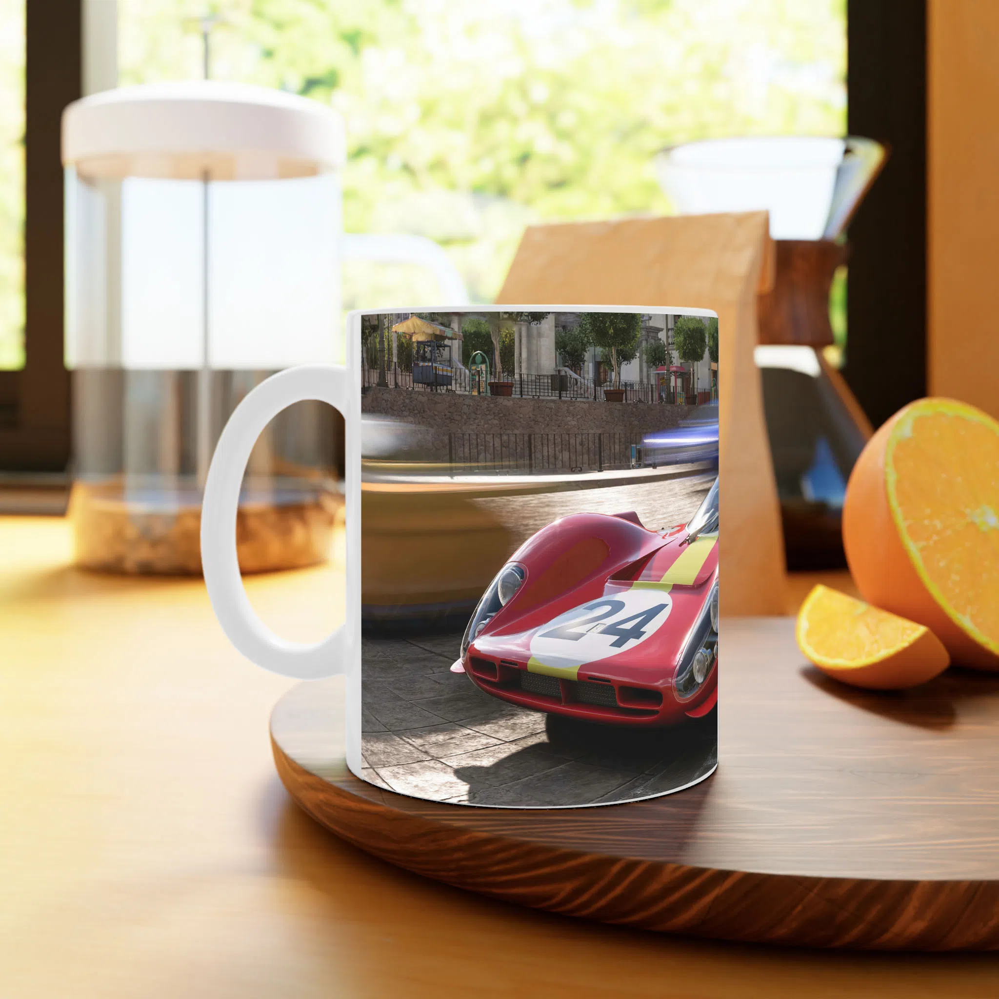 ماگ لیمینات طرح بازی Forza Game کد NM7521 — تصویر 4
