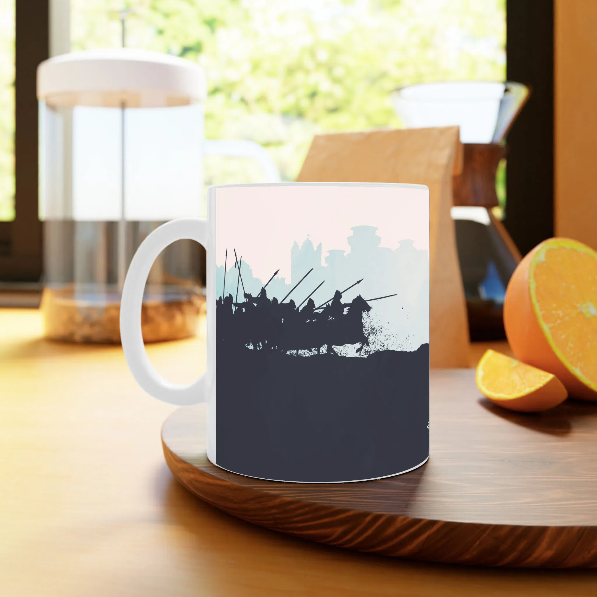 ماگ لیمینات طرح سریال بازی تاج و تخت Game of Thrones کد NM4222 — تصویر 3