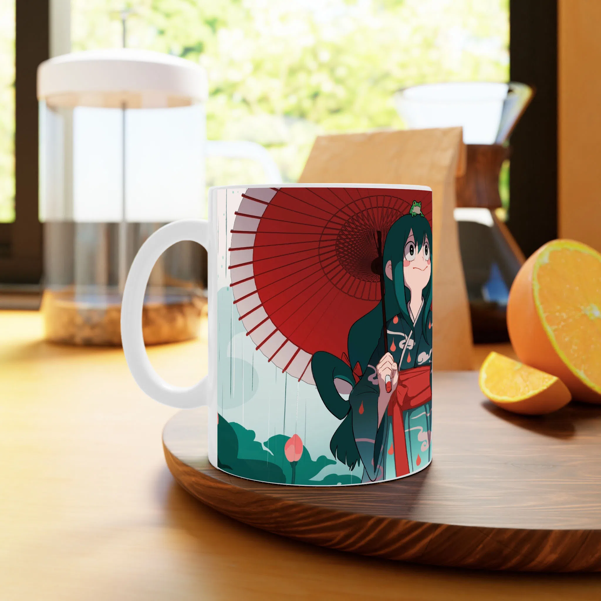 ماگ لیمینات طرح انیمه My Hero Academia - Froppy کد NM2408 — تصویر 3