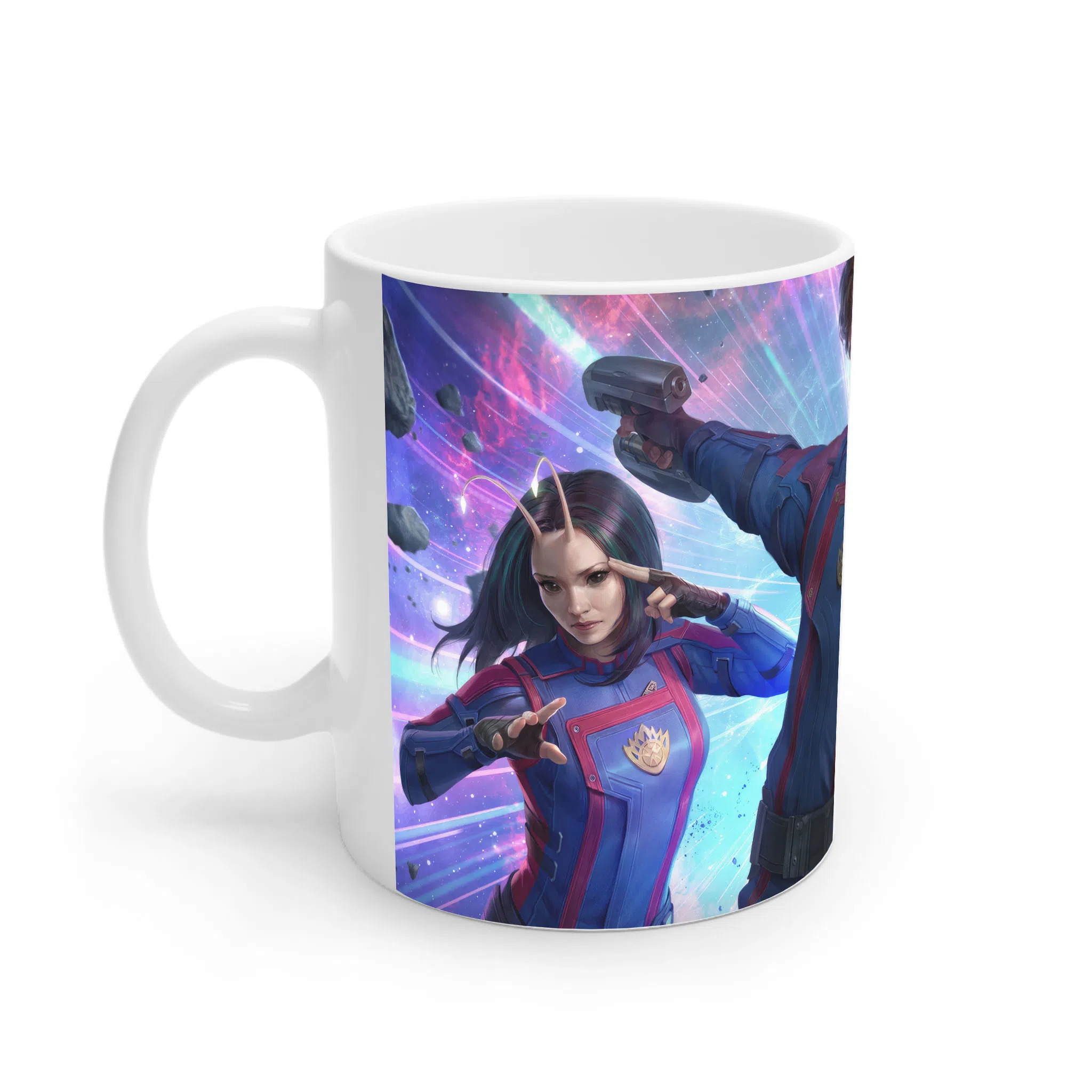 ماگ لیمینات طرح بازی Future Fight ماموریت کهکشانی Guardians of the Galaxy کد NM7610 — تصویر 2