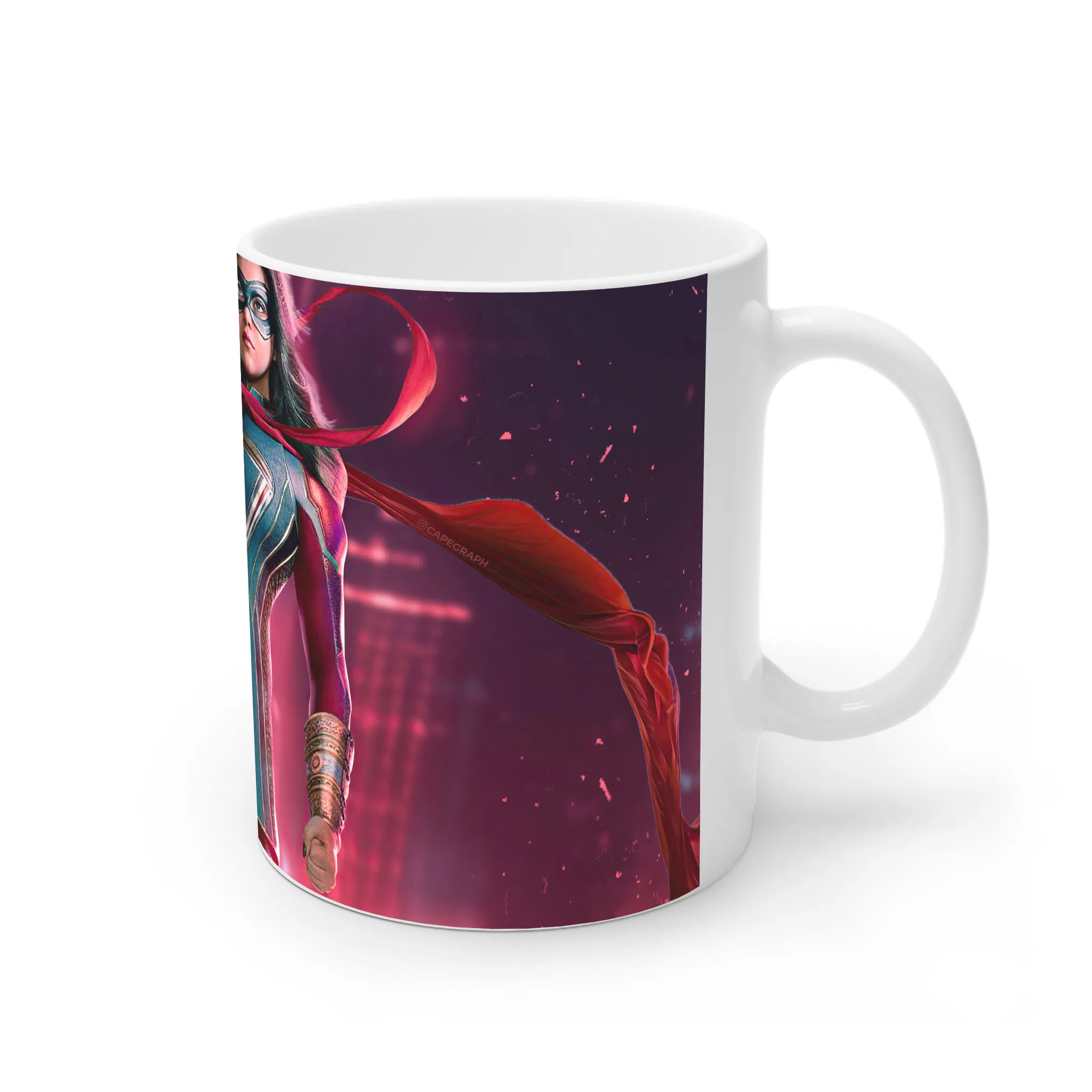 ماگ لیمینات طرح سریال Ms Marvel کد NM4789 — تصویر 2