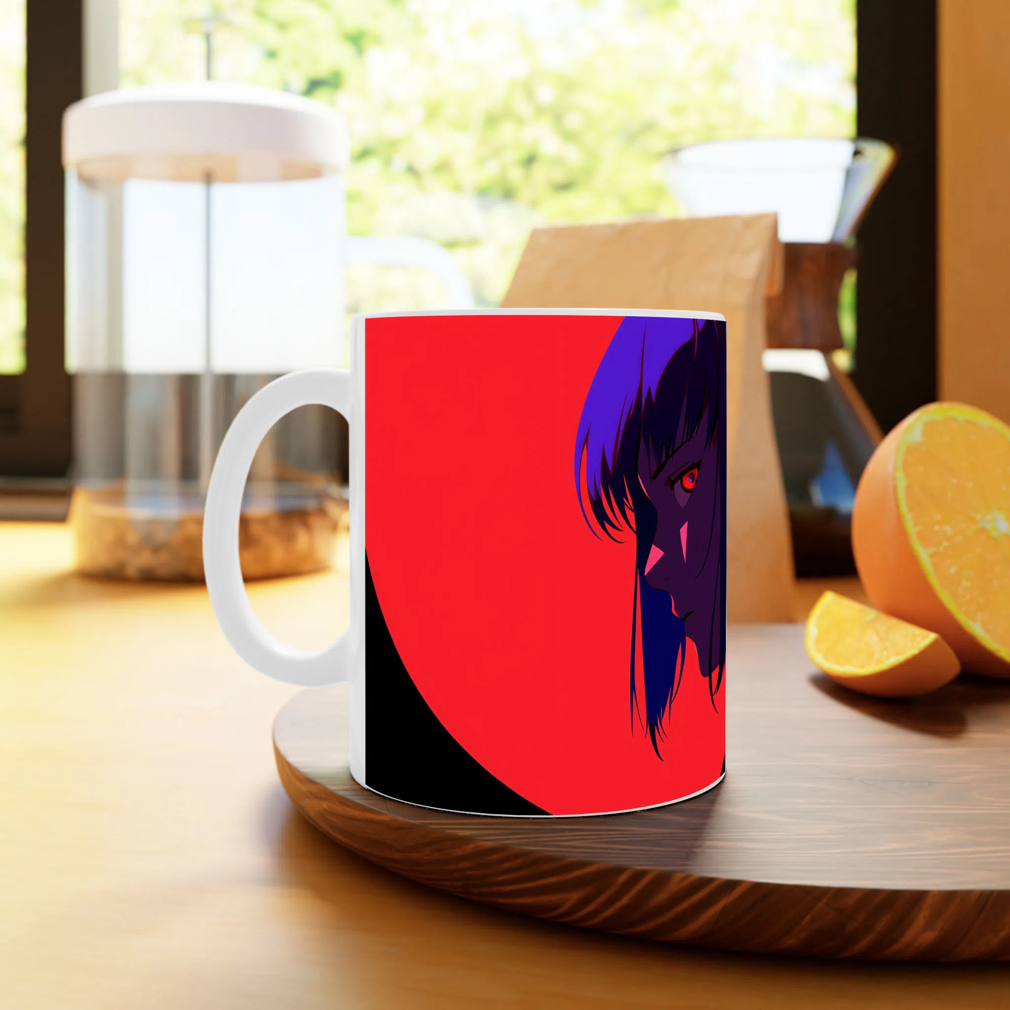 ماگ لیمینات طرح انیمه Ghost in the Shell کد NM0839 — تصویر 3