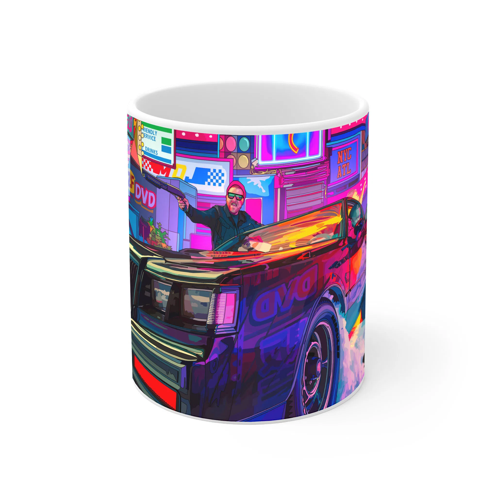 ماگ لیمینات طرح بازی سایبرپانک Cyberpunk 2077 Game کد NM6770 — تصویر 2