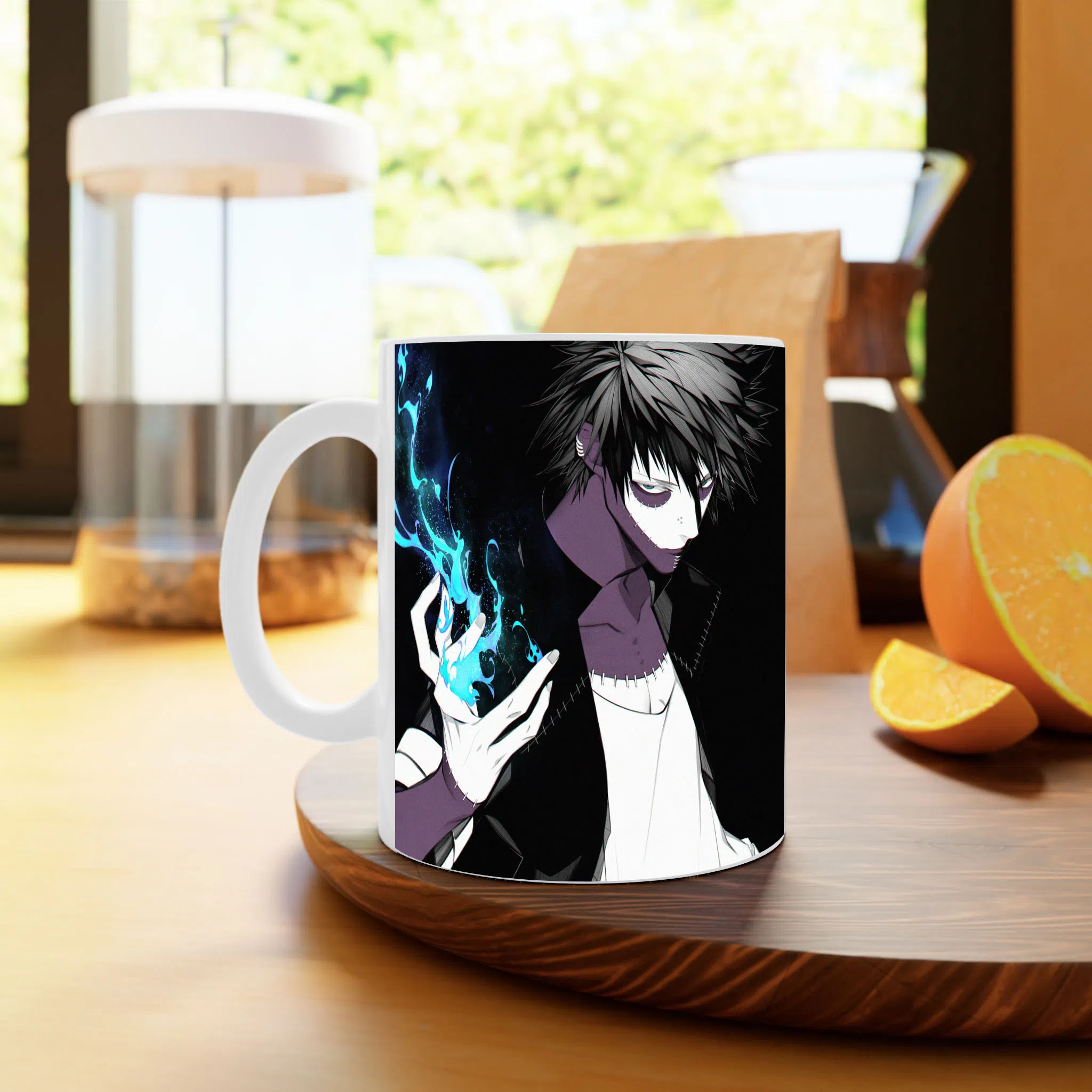 ماگ لیمینات طرح انیمه My Hero Academia - Dabi کد NM0995 — تصویر 3