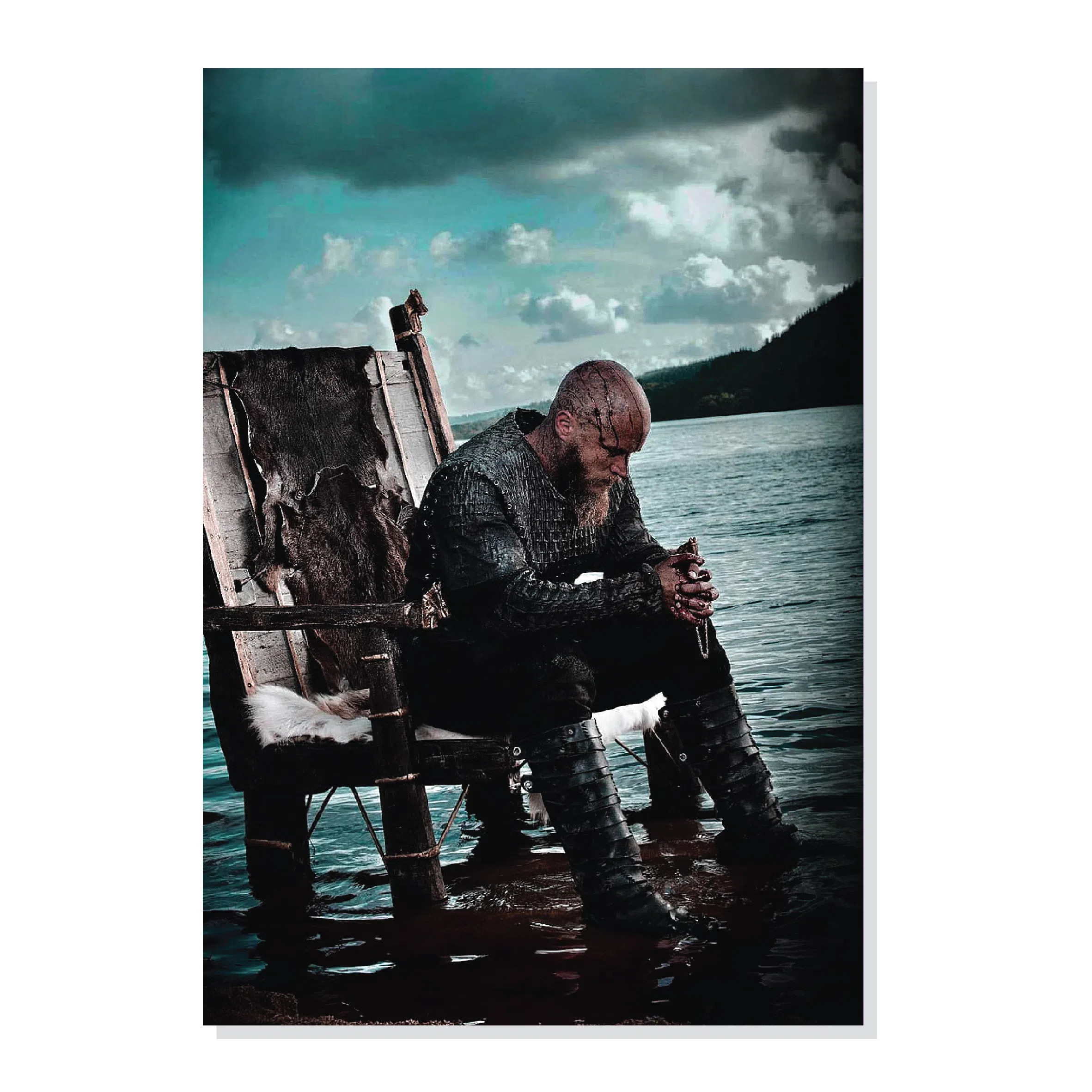 پوستر طرح سریال Vikings رگنار مدل M0033