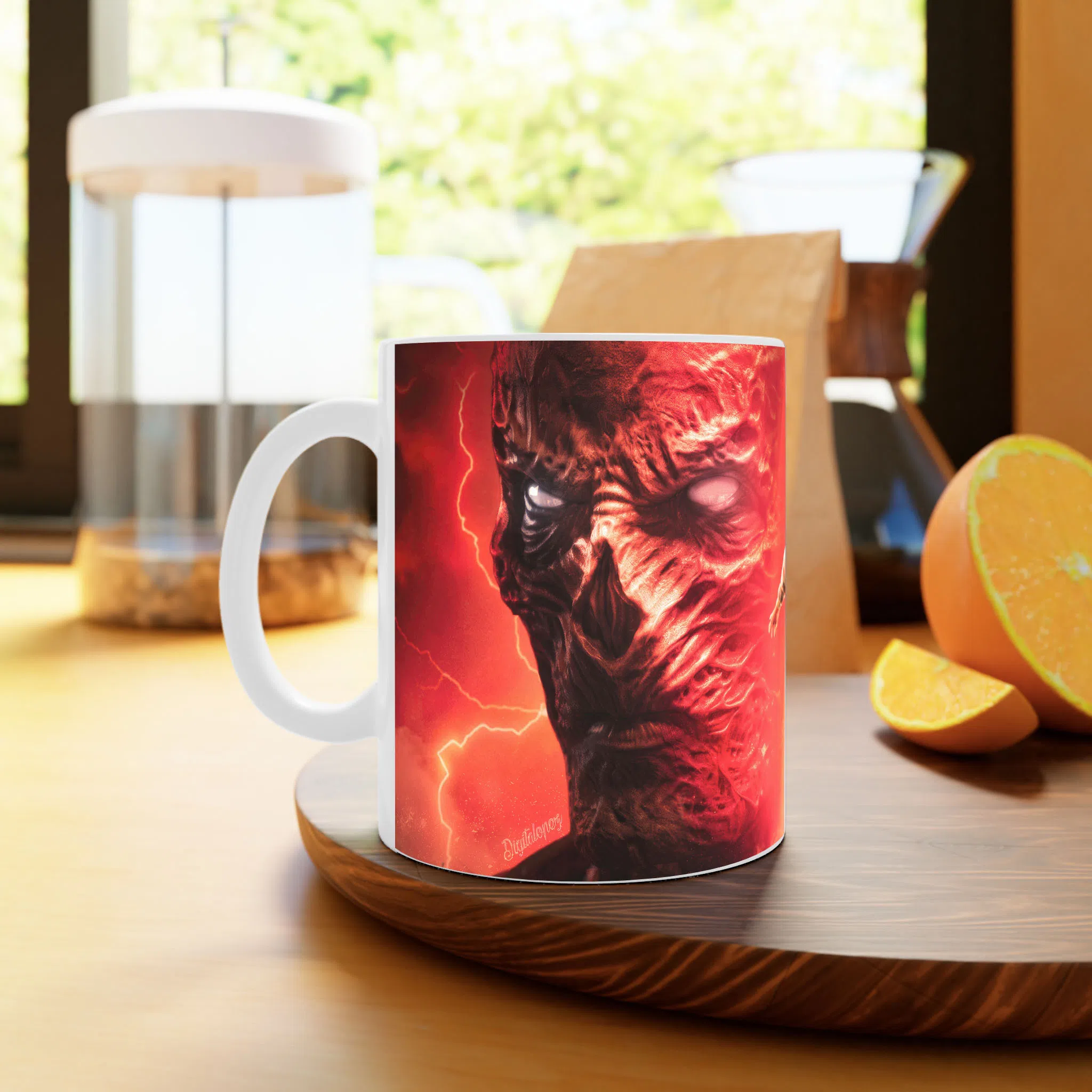 ماگ لیمینات طرح سریال چیز های عجیب Stranger Things کد NM5157 — تصویر 3