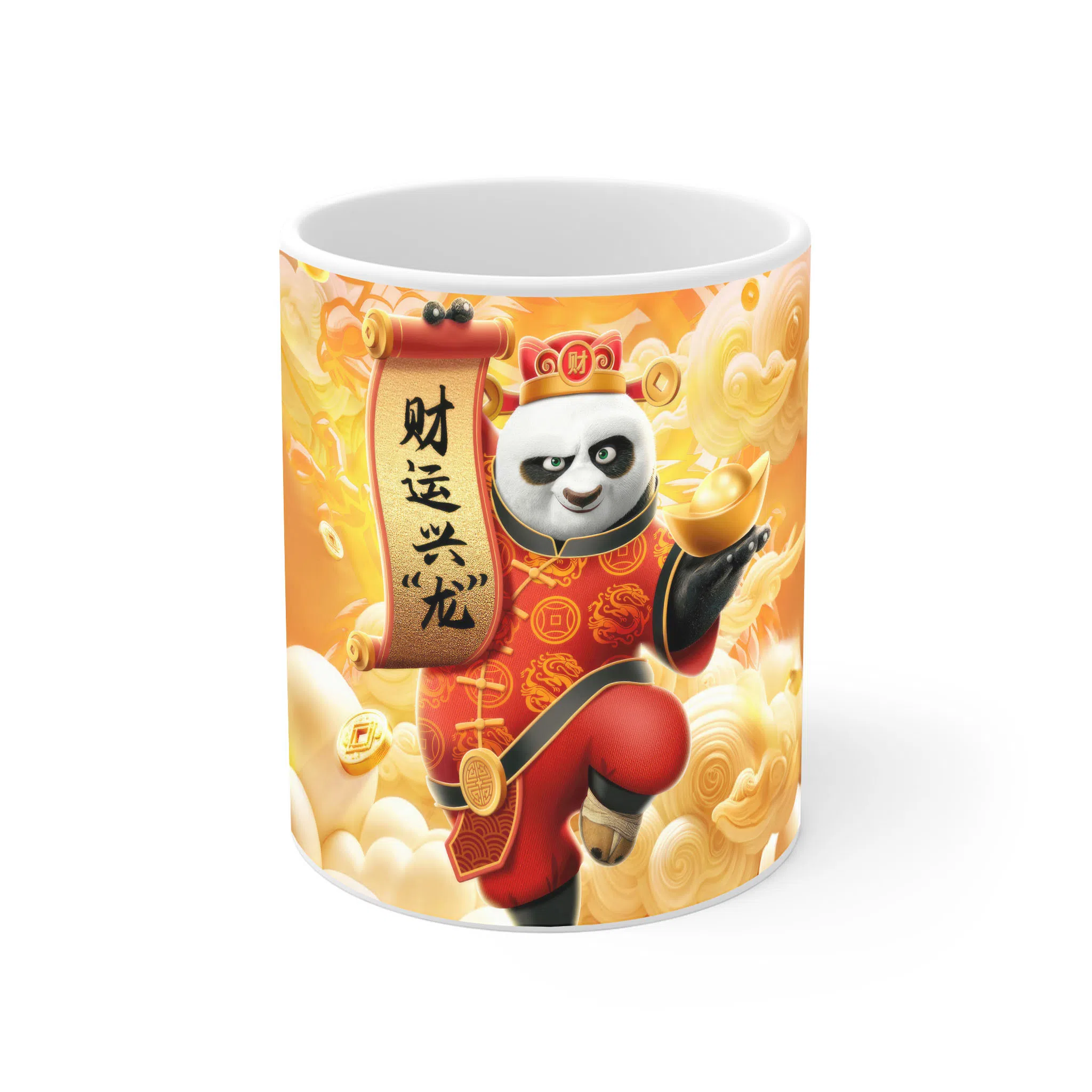 ماگ لیمینات طرح فیلم پاندای کونگ فوکار Kung Fu Panda کد NM11869