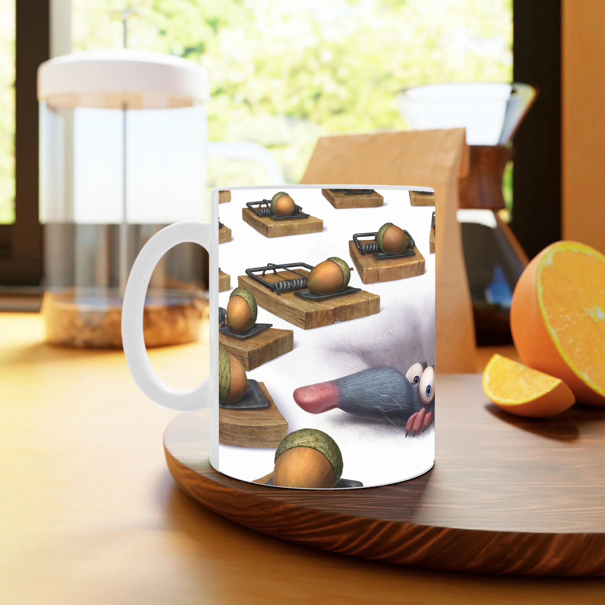 ماگ لیمینات طرح فیلم عملیات آجیل The Nut Job کد NM13033 — تصویر 3