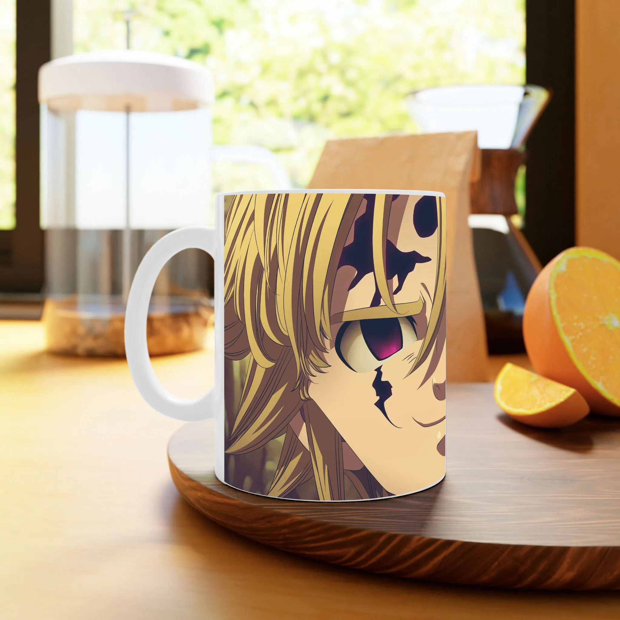 ماگ لیمینات طرح انیمه هفت گناه کبیره - Seven Deadly Sins کد NM3502 — تصویر 3