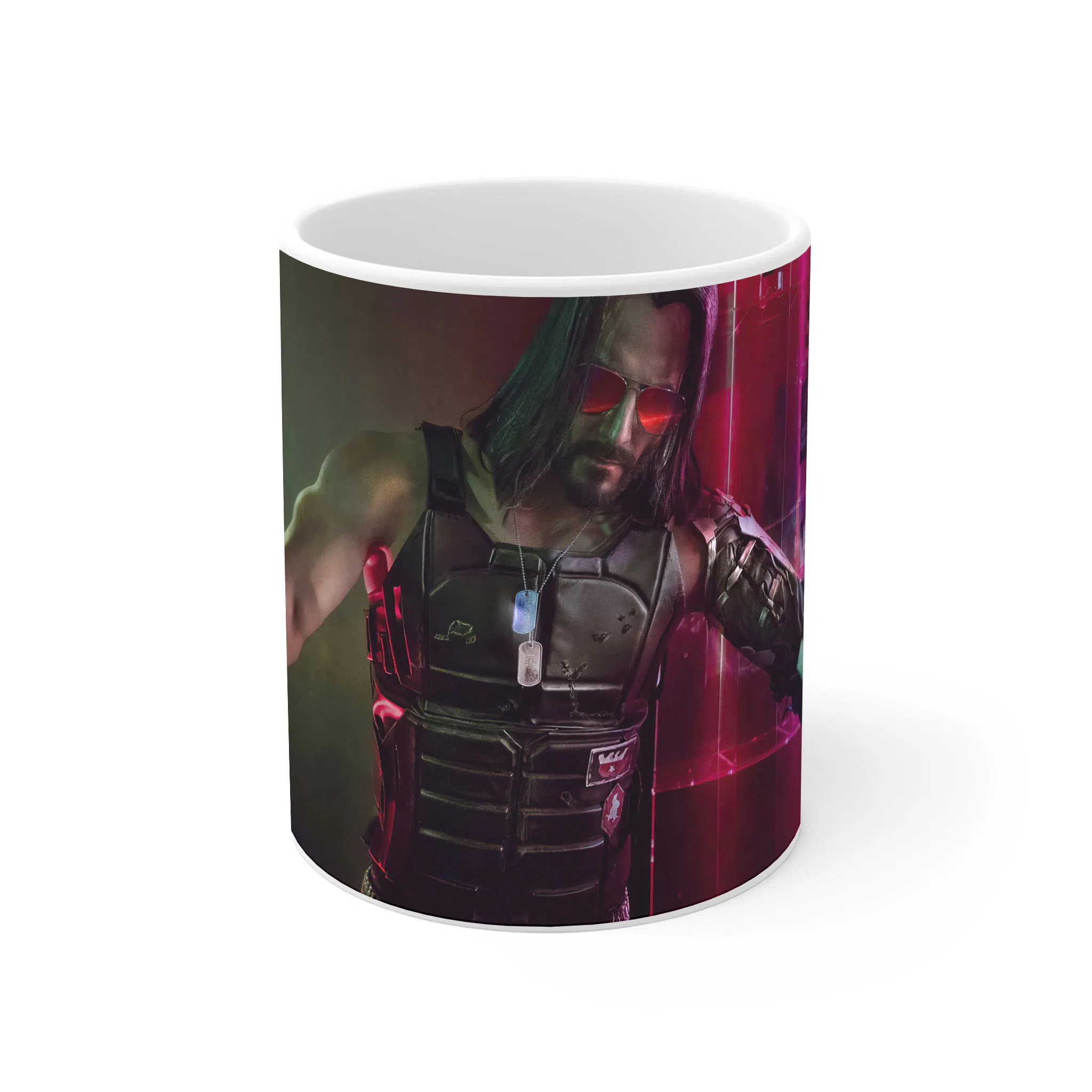ماگ لیمینات طرح بازی سایبرپانک Cyberpunk 2077 Game کد NM6624 — تصویر 2