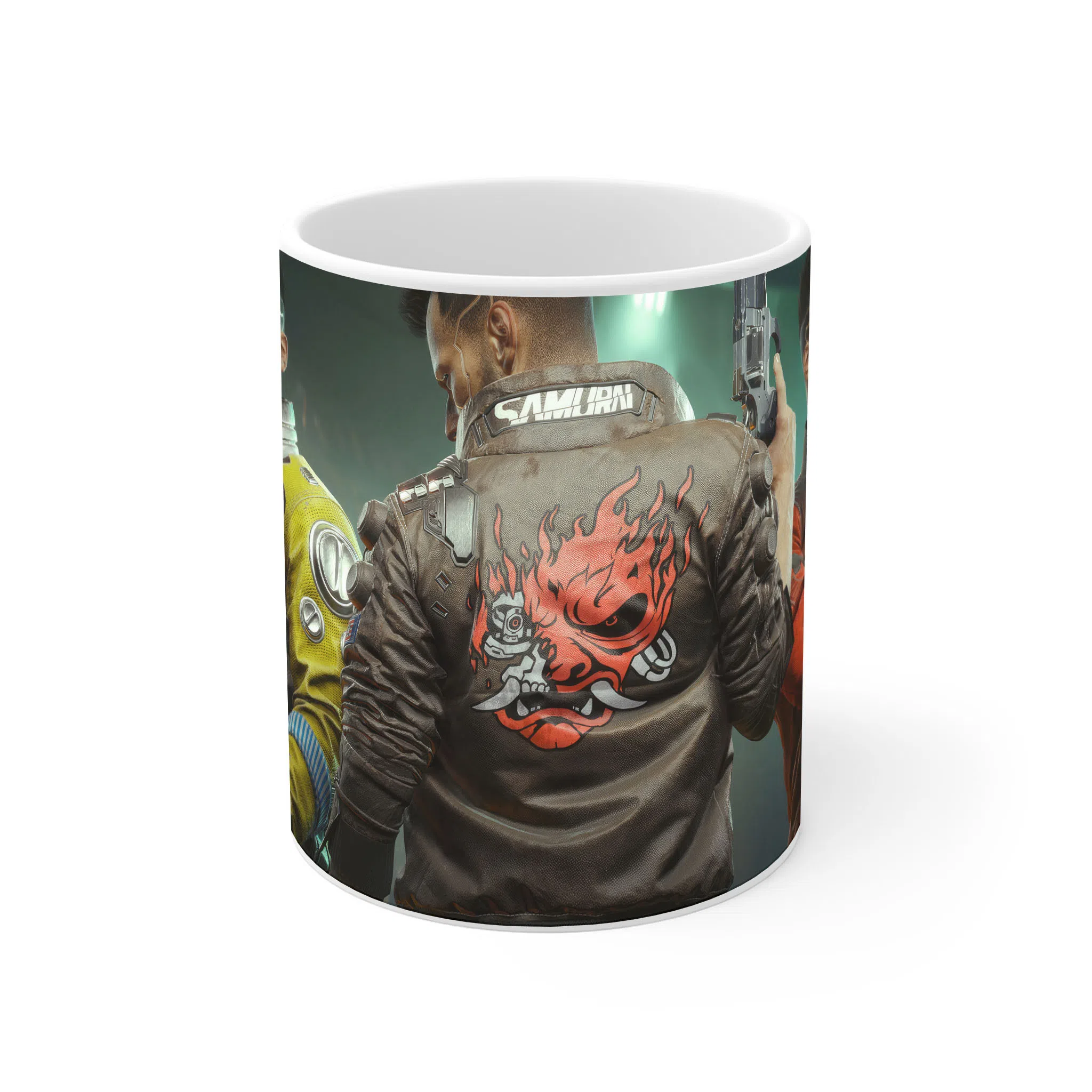 ماگ لیمینات طرح بازی سایبرپانک Cyberpunk 2077 Game کد NM6592 — تصویر 2